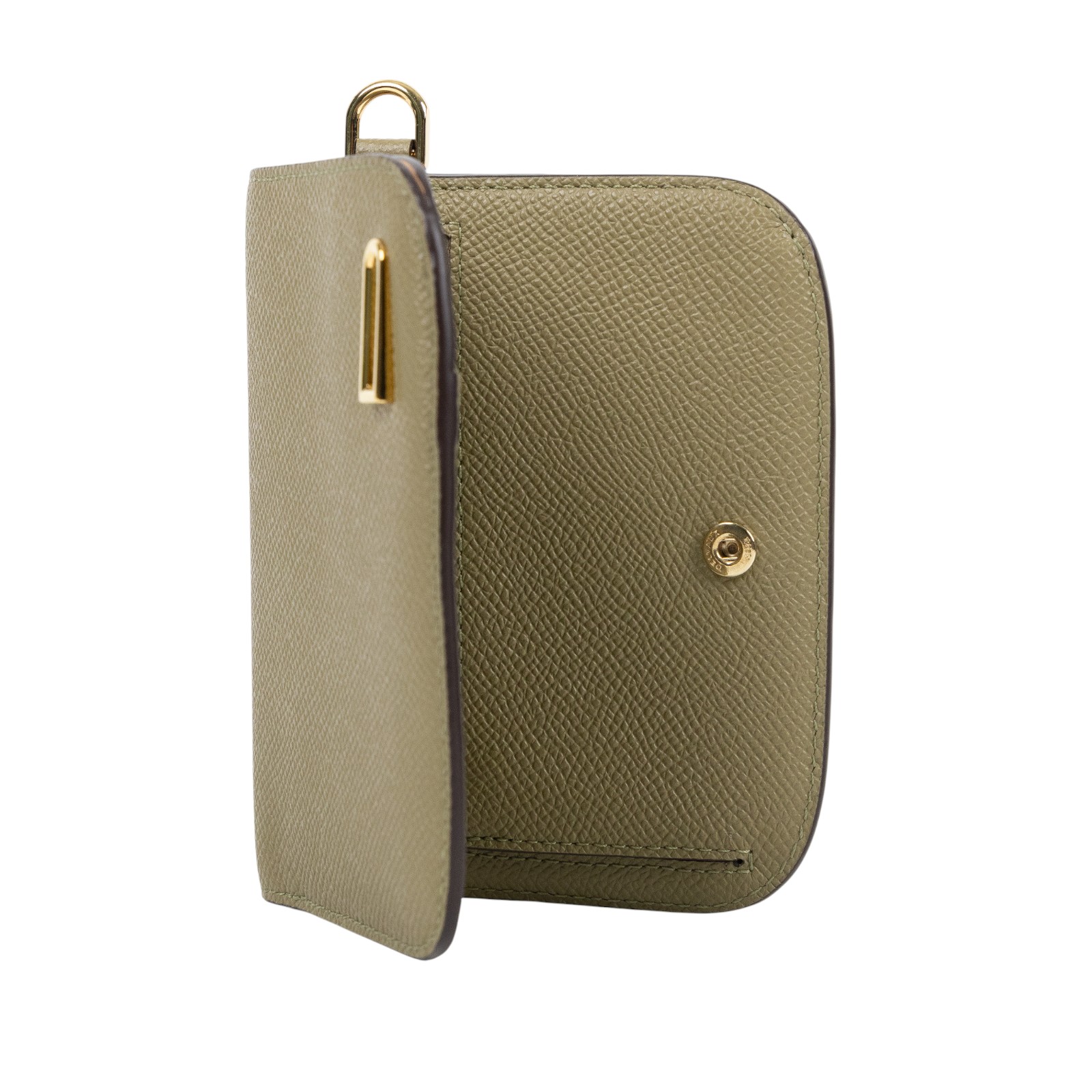 德爾沃 DELVAUX  Vagabond Compact Wallet 錢包 短夾 AB0674BKN 綠Vagabond短夾 原廠盒子/防塵袋