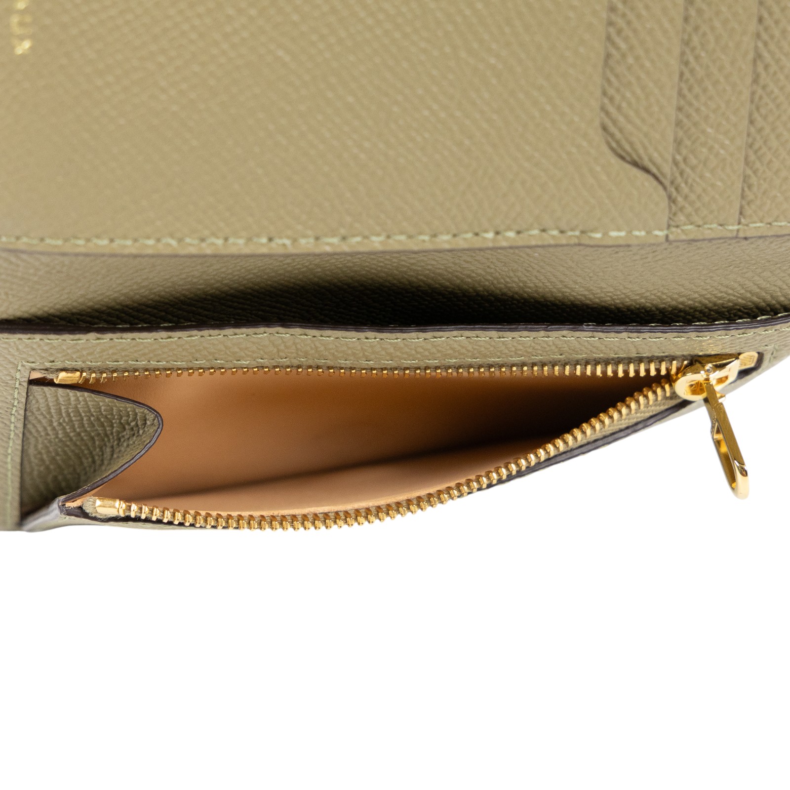 德爾沃 DELVAUX  Vagabond Compact Wallet 錢包 短夾 AB0674BKN 綠Vagabond短夾 原廠盒子/防塵袋