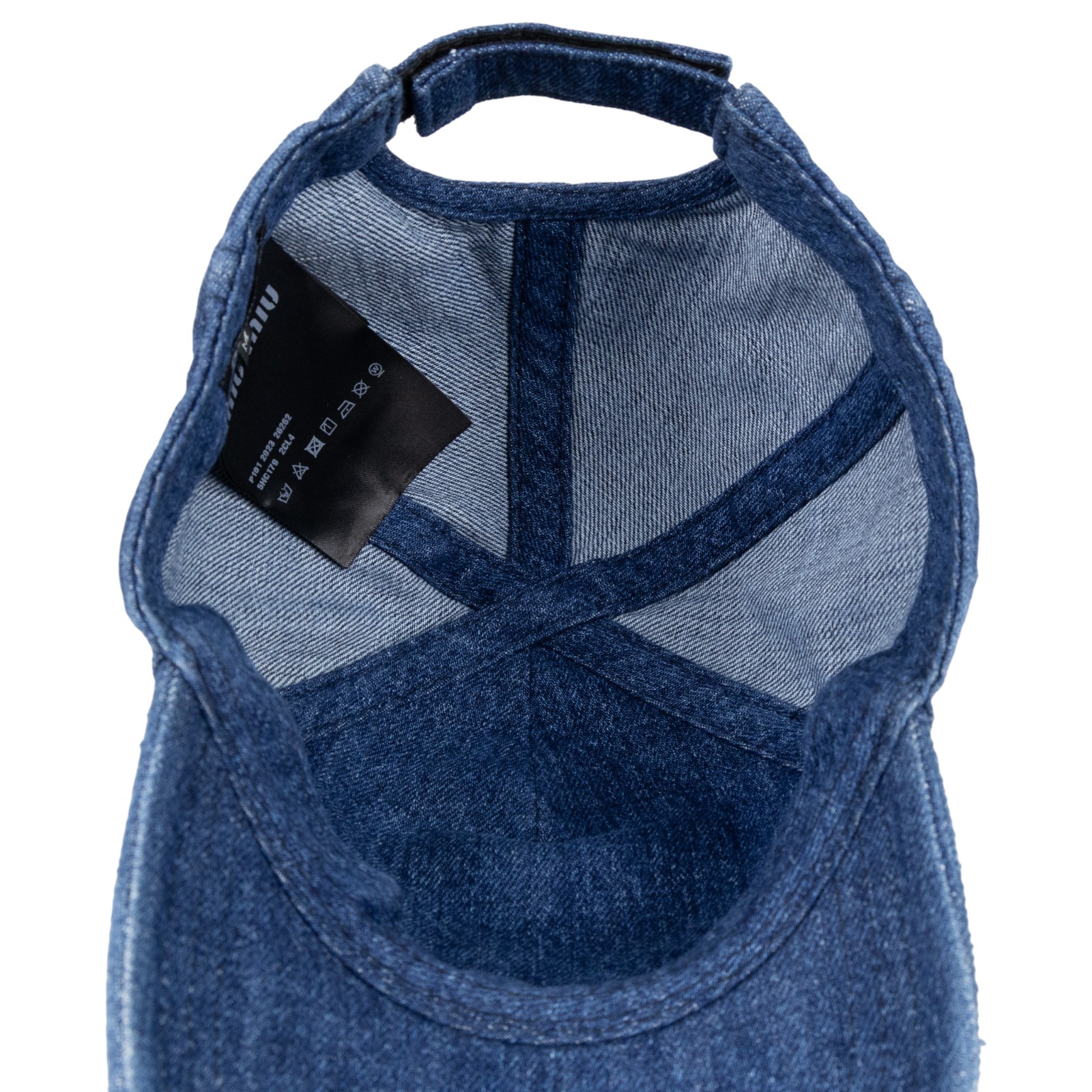 繆繆 MIU MIU 牛仔布 棒球帽 5HC179_2CL4_M 牛仔棒球帽#M 防塵袋