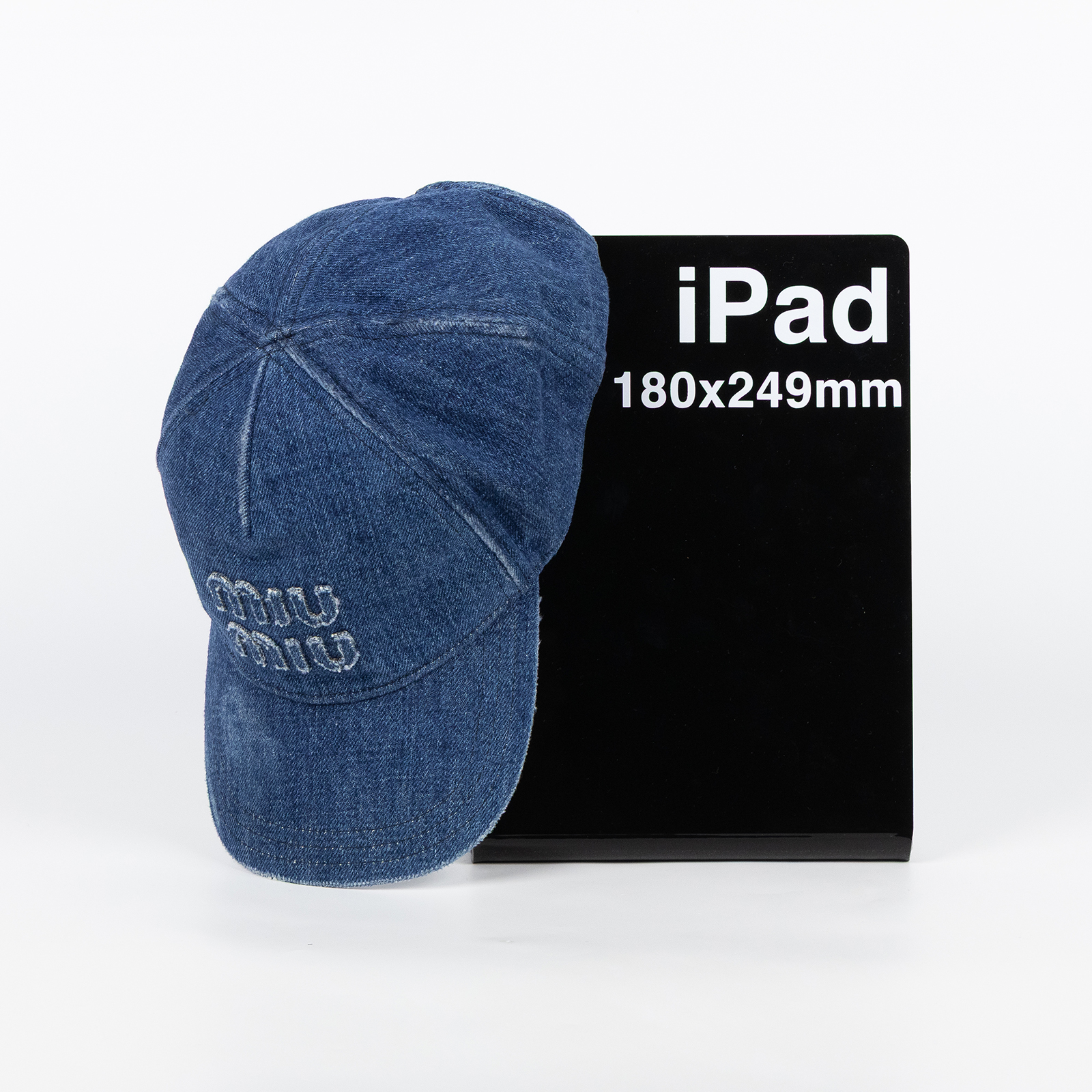 繆繆 MIU MIU 牛仔布 棒球帽 5HC179_2CL4_M 牛仔棒球帽#M 防塵袋