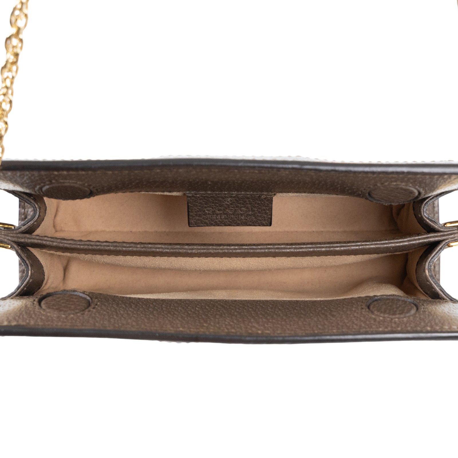 古馳 GUCCI Ophidia 迷你 肩背包 斜背包 602676 K05NB 原花OPHIDIA帆布鍊包 原廠盒子/防塵袋