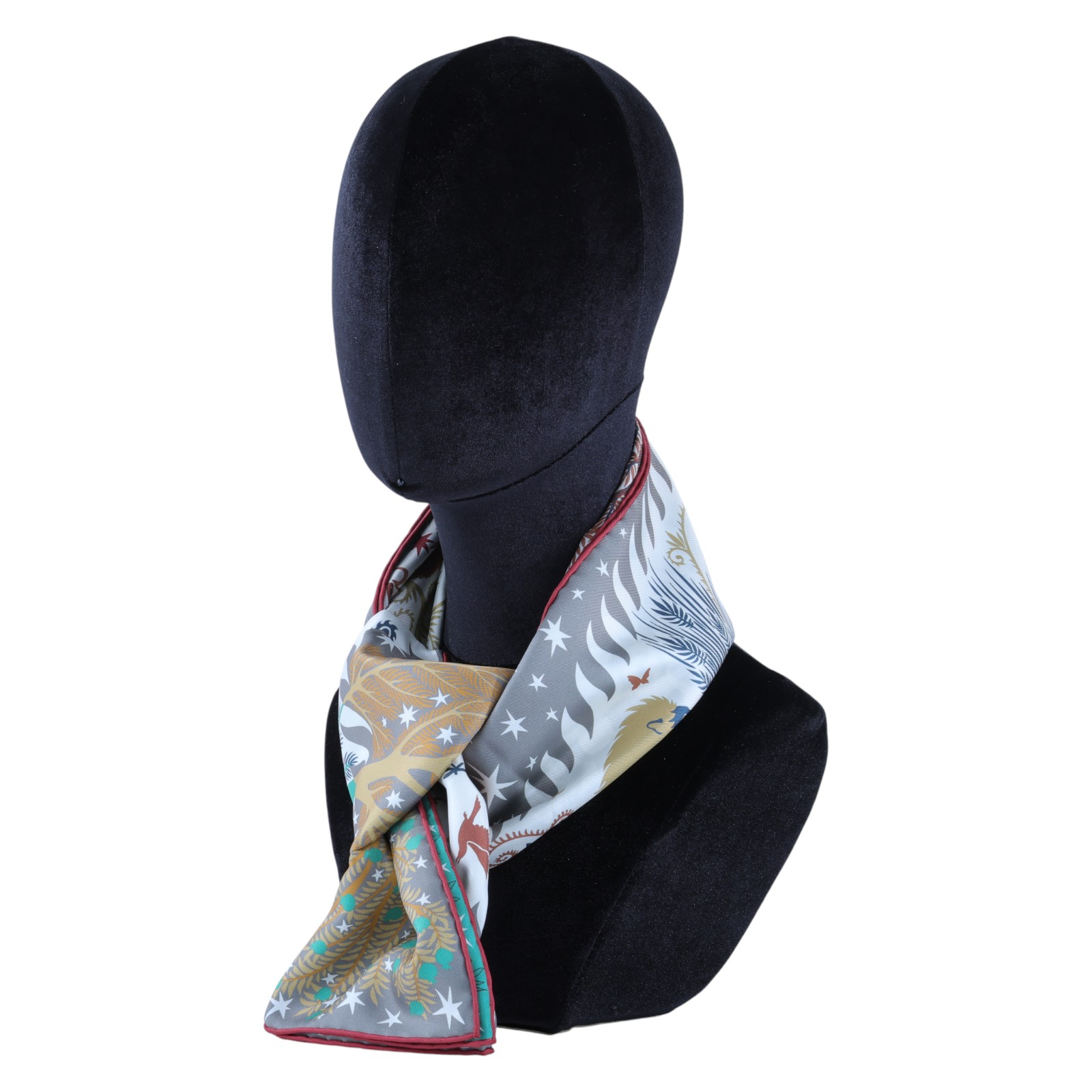 愛馬仕 Hermes Sous le Charme scarf 90 絲巾 H903702Sv02 903702S  原廠盒子