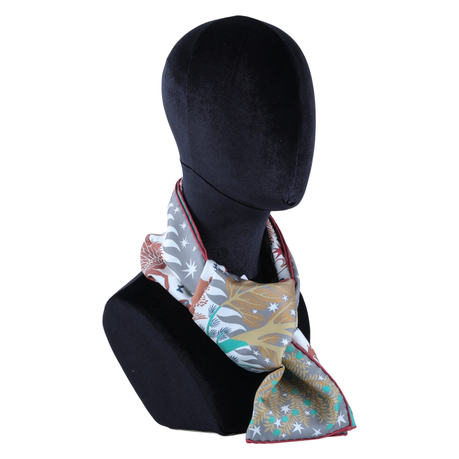 愛馬仕 Hermes Sous le Charme scarf 90 絲巾 H903702Sv02 903702S  原廠盒子