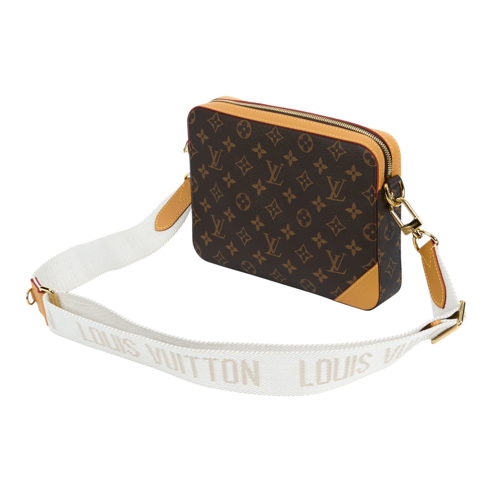 路易威登 LOUIS VUITTON TRIO 三合一 郵差包 M45965 晶片款 原花NIGO聯名TRIO 防塵袋/內袋2/背帶
