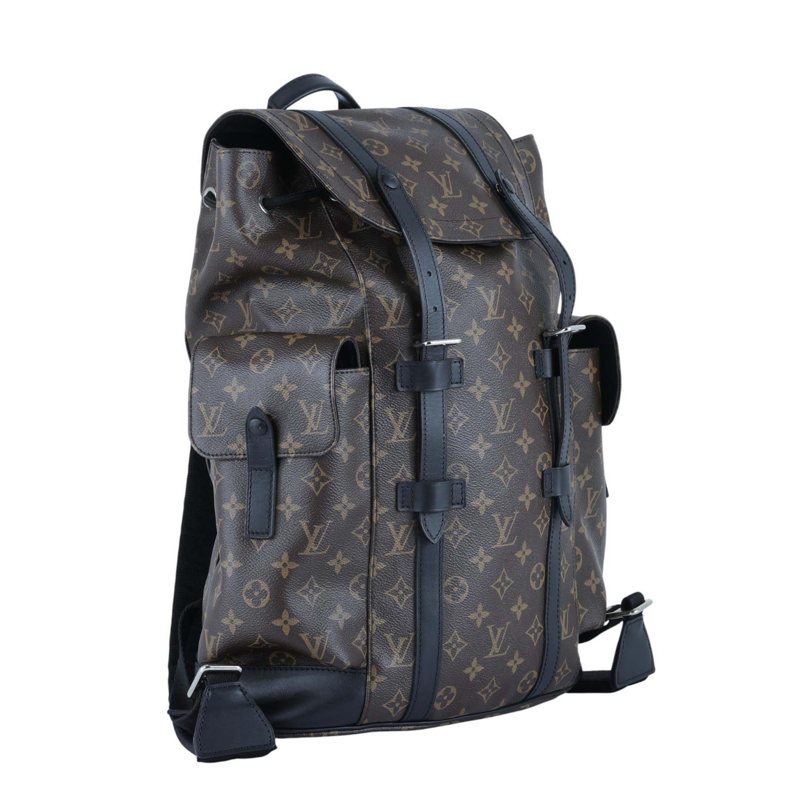 路易威登 LOUIS VUITTON Christopher MM 後背包 經典帆布 M43735 原花Christopher MM後背包 防塵袋/原廠盒子
