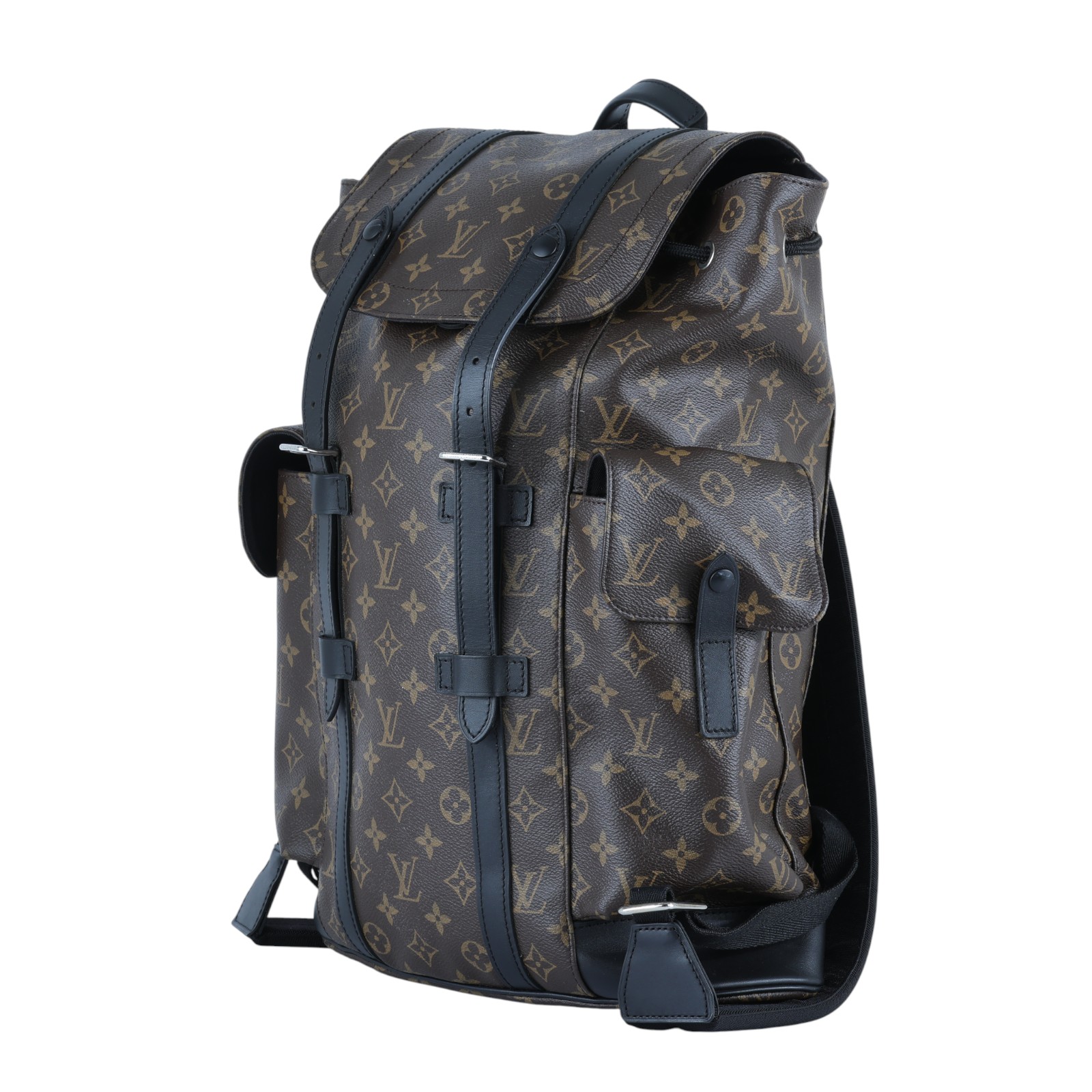 路易威登 LOUIS VUITTON Christopher MM 後背包 經典帆布 M43735 原花Christopher MM後背包 防塵袋/原廠盒子