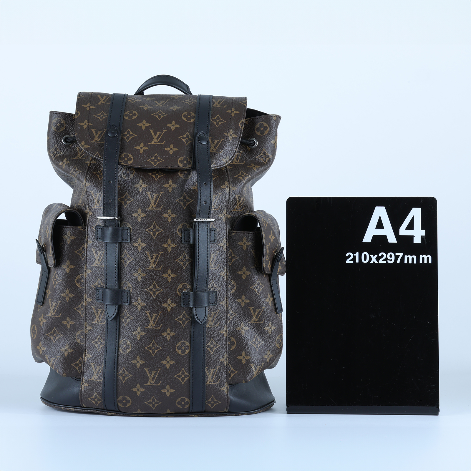 路易威登 LOUIS VUITTON Christopher MM 後背包 經典帆布 M43735 原花Christopher MM後背包 防塵袋/原廠盒子