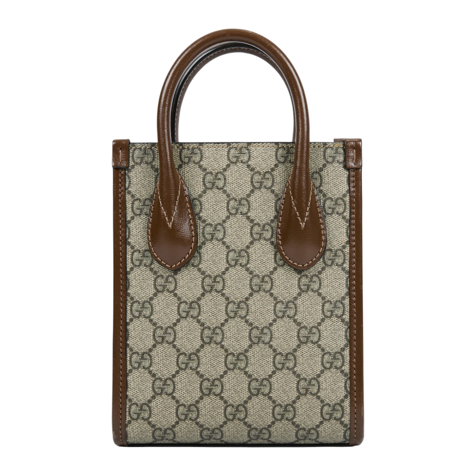 古馳 GUCCI Interlocking G 迷你 手提袋 671623 92TCG 咖INTERLOCKING琴譜 無附屬品