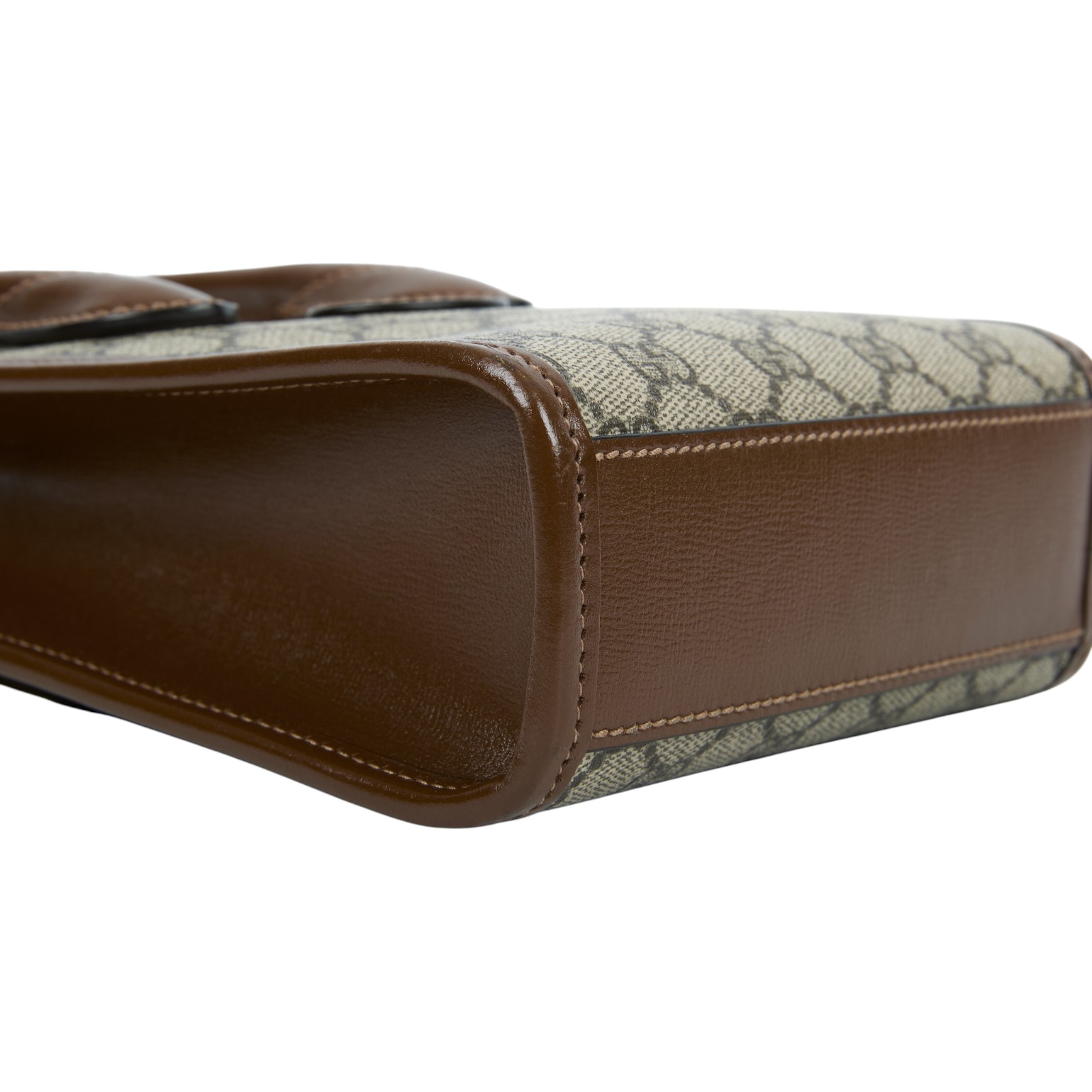 古馳 GUCCI Interlocking G 迷你 手提袋 671623 92TCG 咖INTERLOCKING琴譜 無附屬品