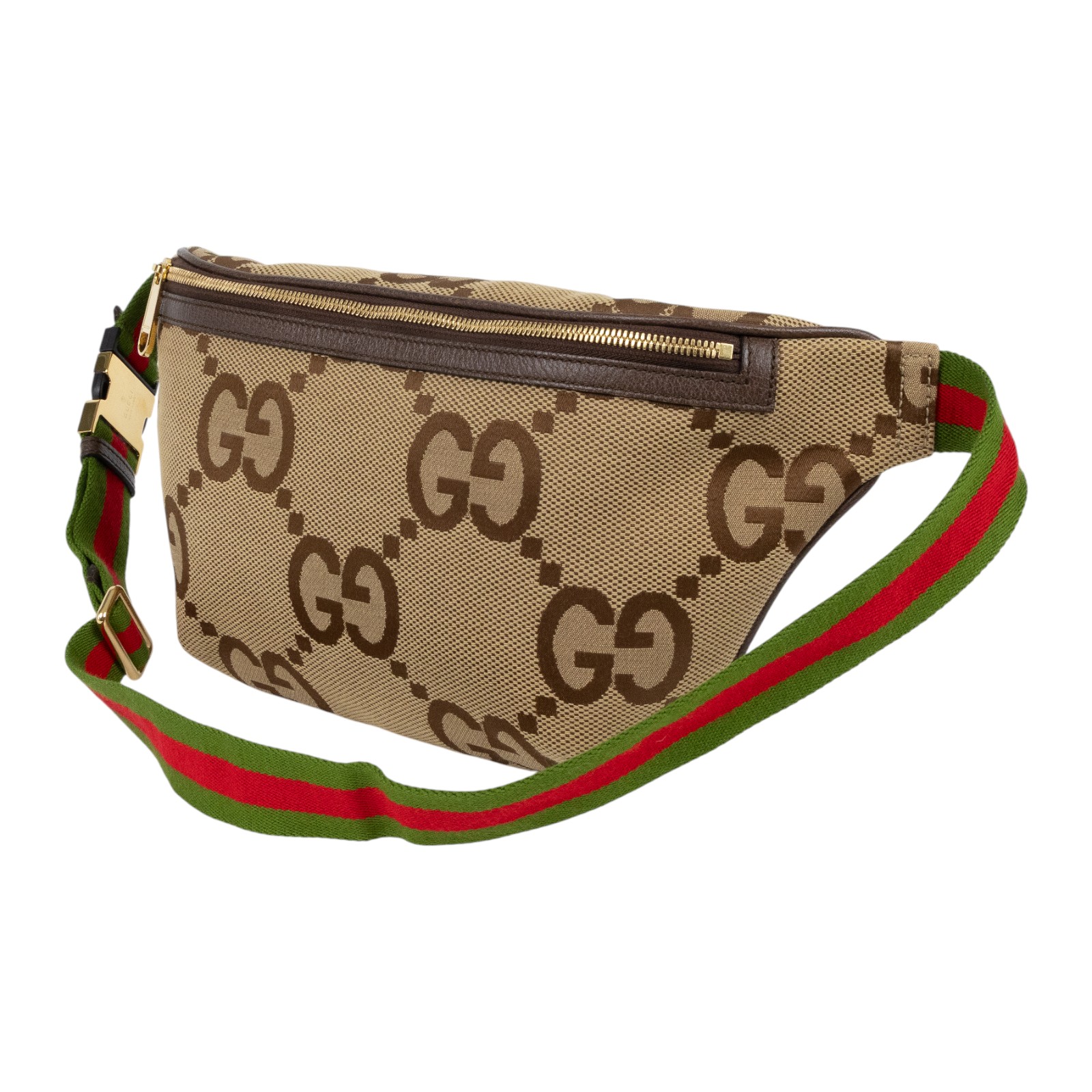 古馳 GUCCI Jumbo GG 腰包 696031 UKMDG 帆布GG肩背包 無附屬品