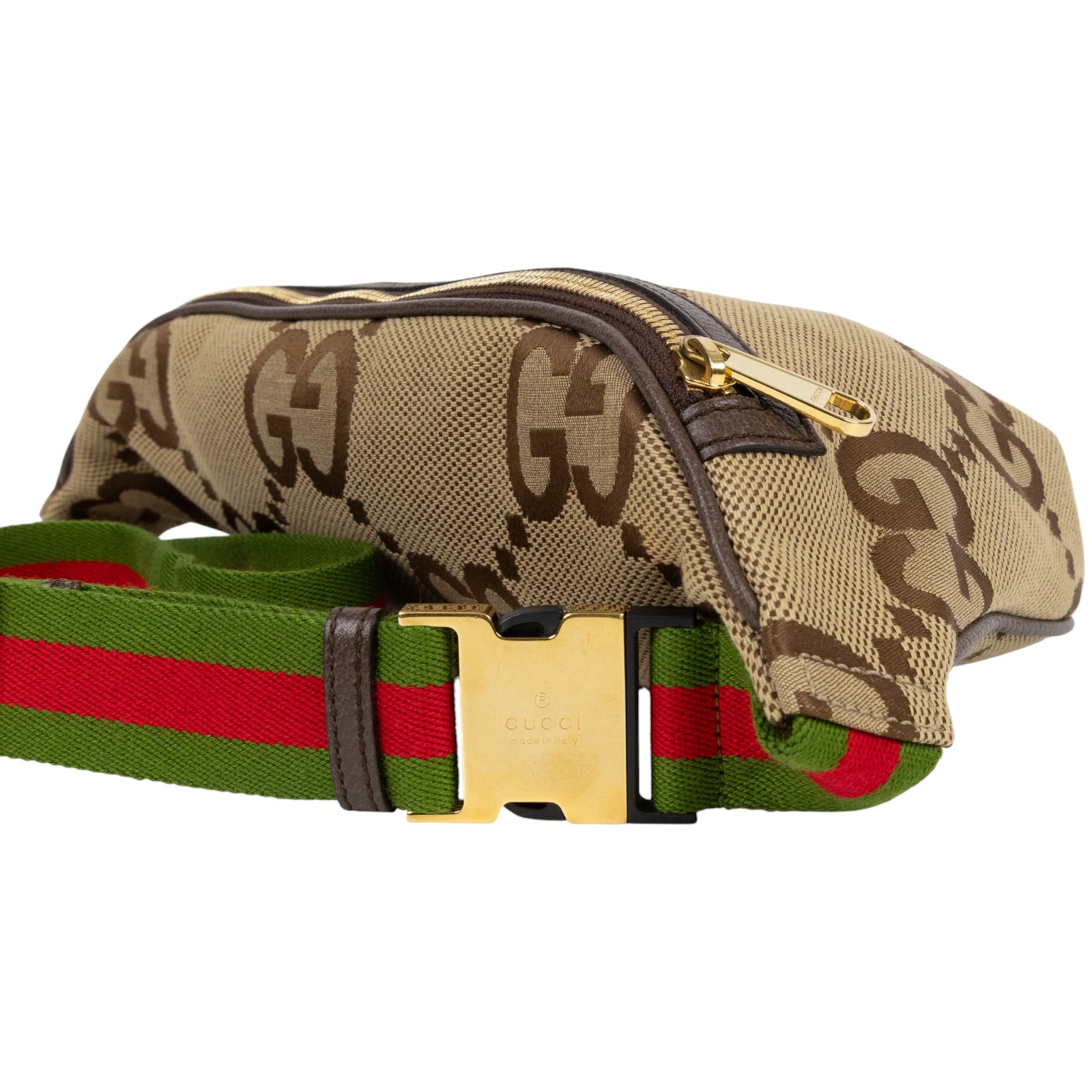 古馳 GUCCI Jumbo GG 腰包 696031 UKMDG 帆布GG肩背包 無附屬品