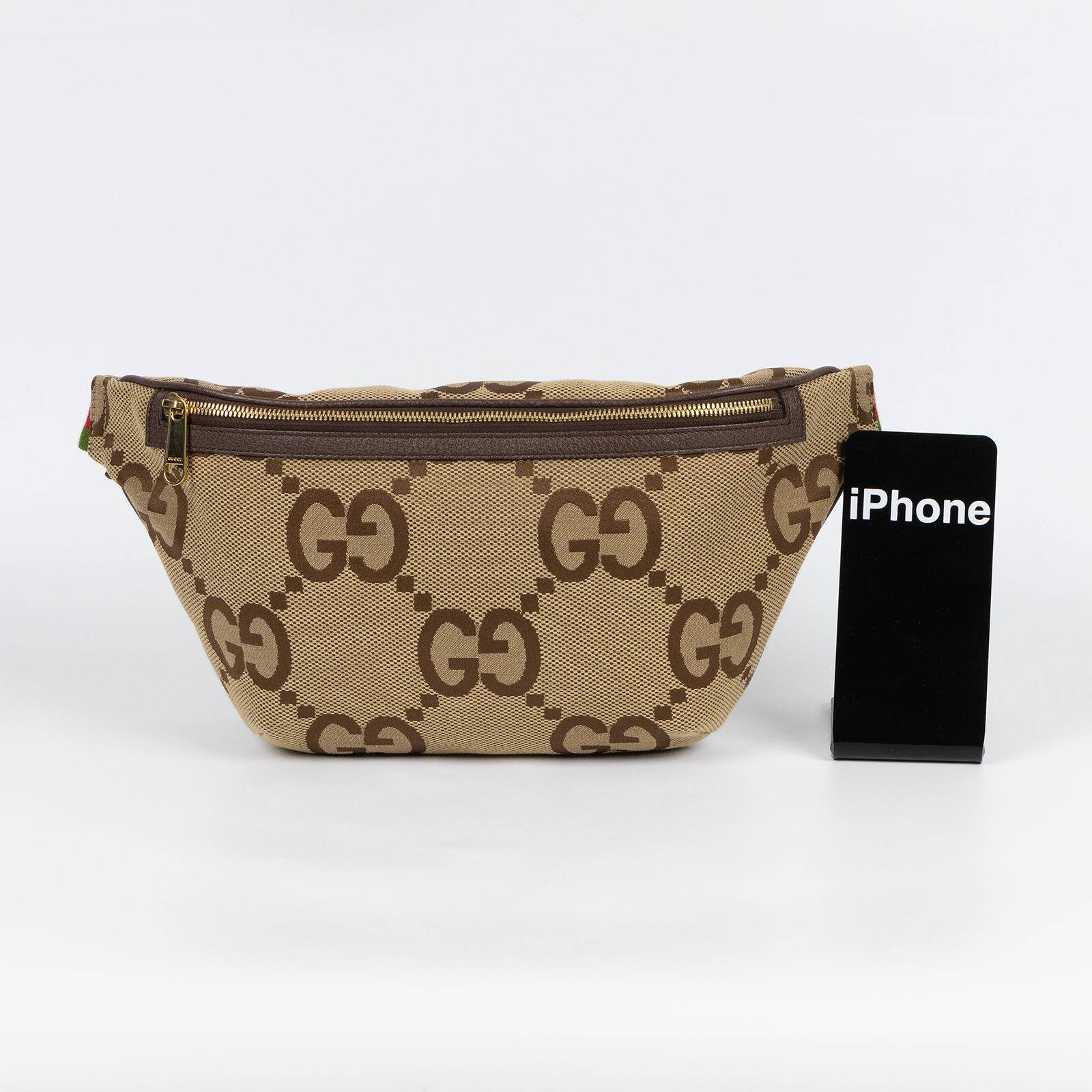 古馳 GUCCI Jumbo GG 腰包 696031 UKMDG 帆布GG肩背包 無附屬品