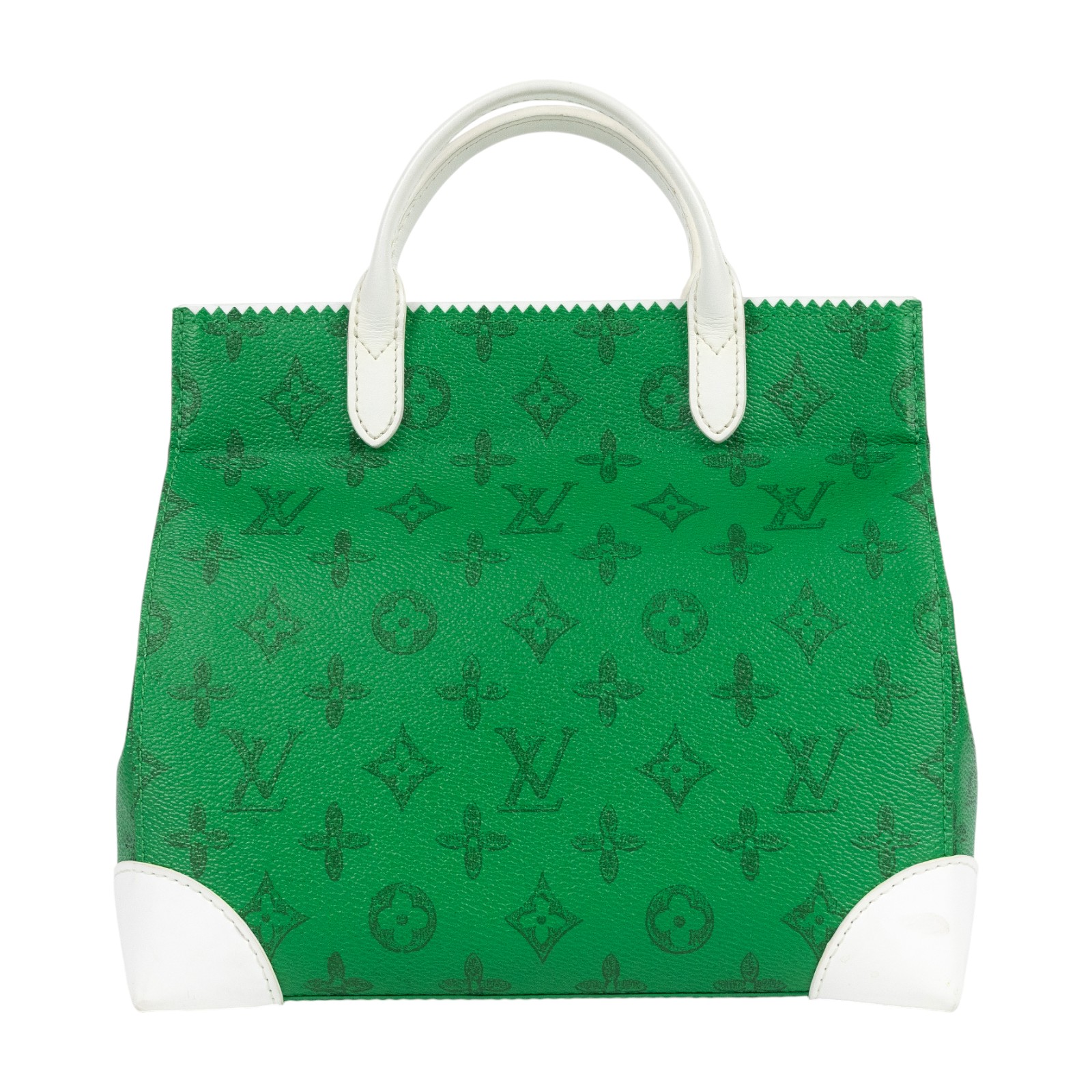 路易威登 LOUIS VUITTON Everyday LV Liter 手提包 肩背包 M80815 晶片款 綠LITTER BAG購物袋 背帶