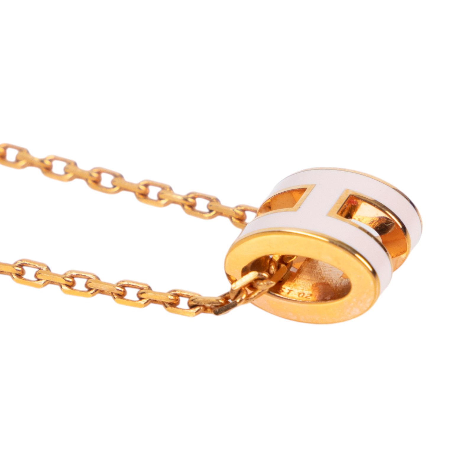 愛馬仕 Hermes Mini Pop H 墜飾  糖衣粉 H147992FO85 ST 02 34 粉玫瑰金MINI POP H項鍊 原廠盒子/防塵袋