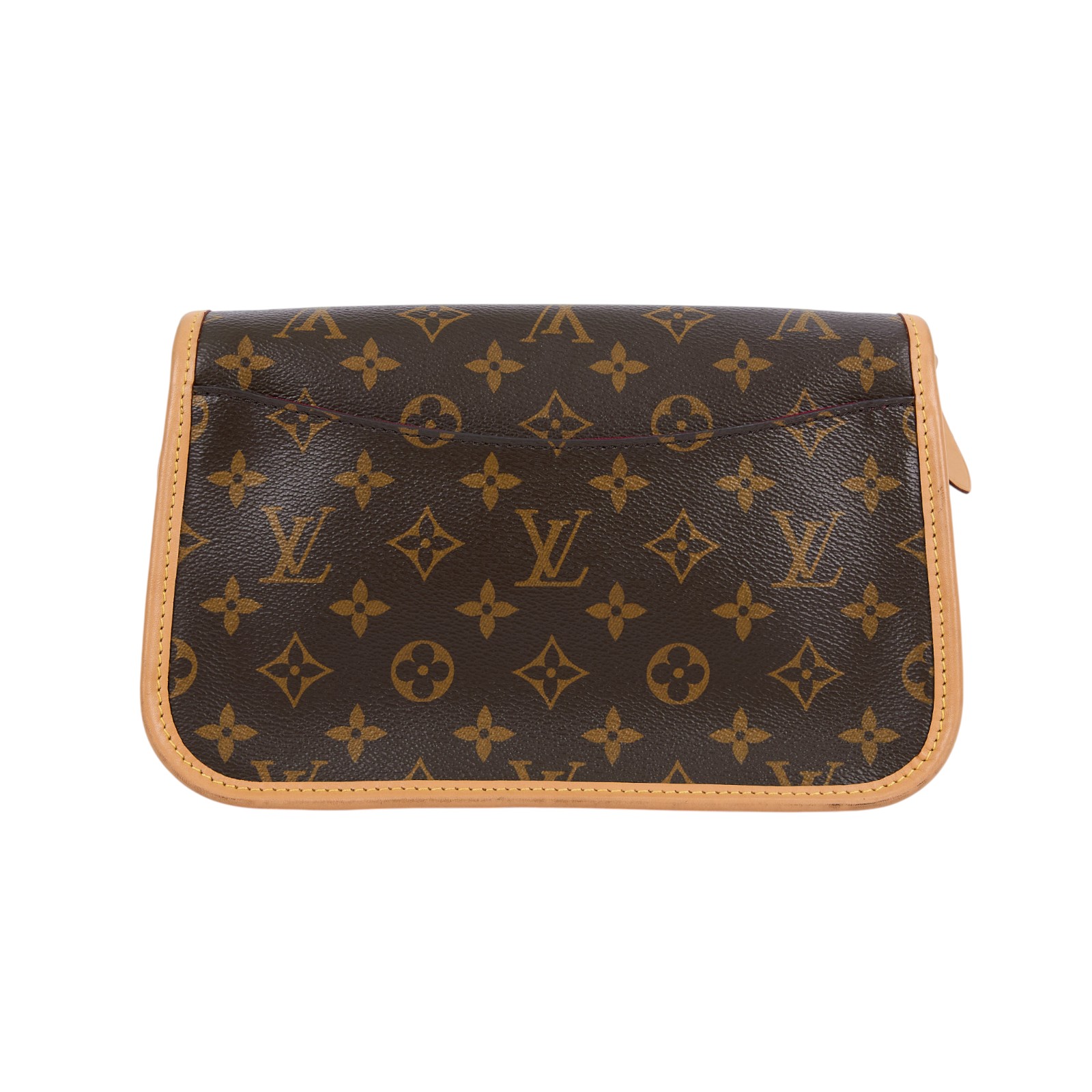 路易威登 LOUIS VUITTON Diane 腋下包法棍 單肩背包 經典帆布 M46049 晶片款 原花DIANE 肩背包 原廠盒子/防塵袋/背帶2