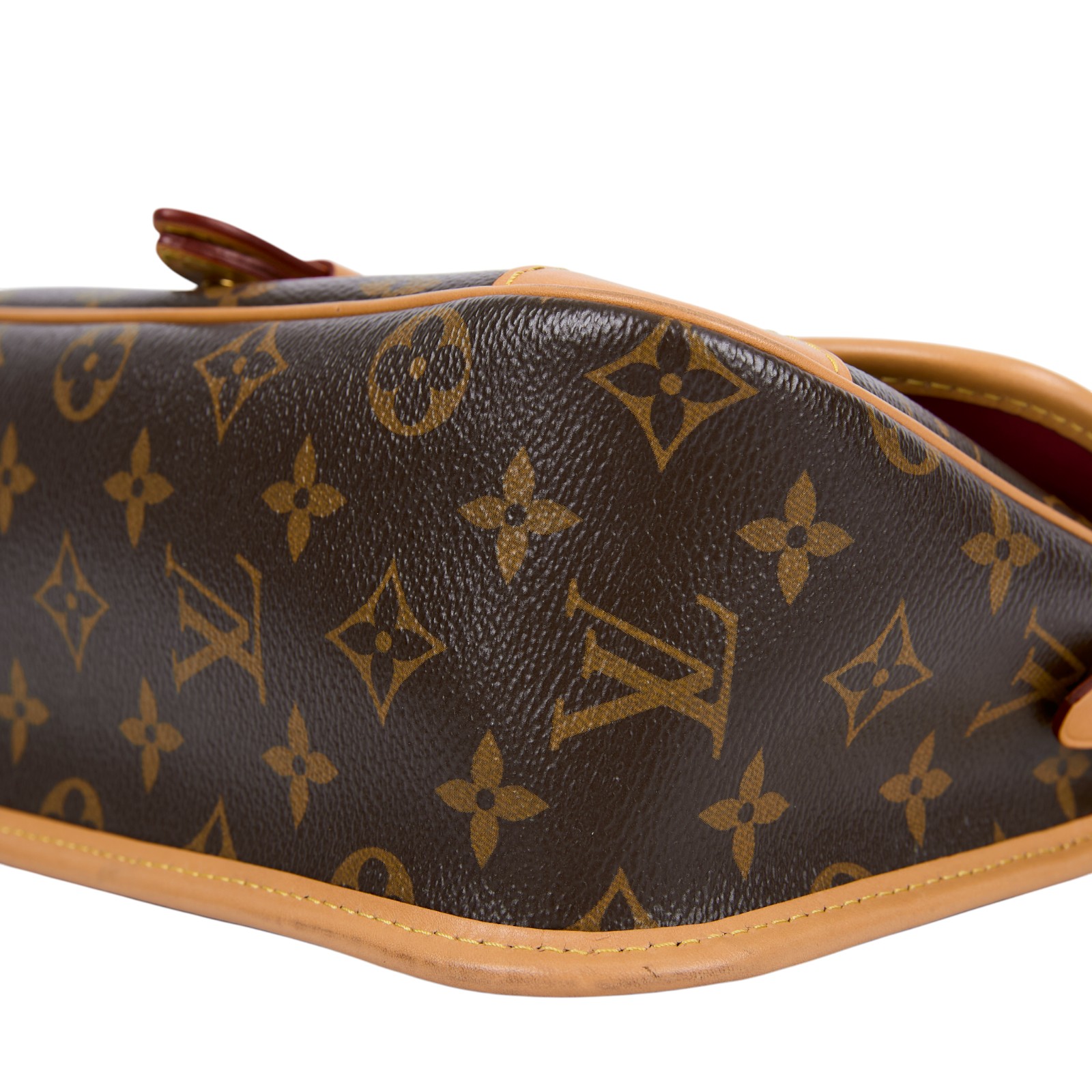 路易威登 LOUIS VUITTON Diane 腋下包法棍 單肩背包 經典帆布 M46049 晶片款 原花DIANE 肩背包 原廠盒子/防塵袋/背帶2