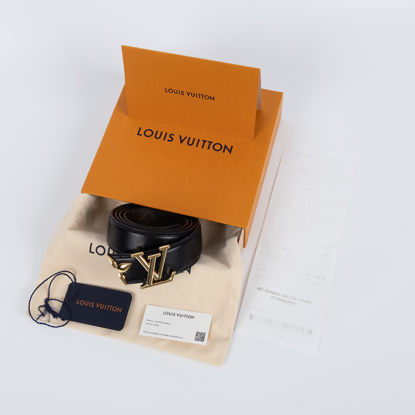 路易威登 LOUIS VUITTON Pretty LV 30毫米 雙面皮帶 M0699W 黑原花雙面皮帶#80 原廠盒子/防塵袋/購買證明