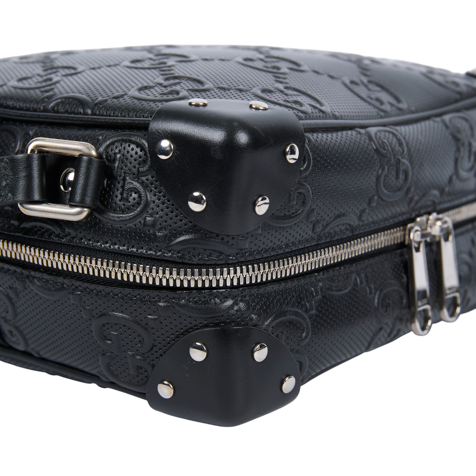 古馳 GUCCI GG  方型 箱包 ‎626363 1W3AN 黑GG壓紋方箱包 防塵袋