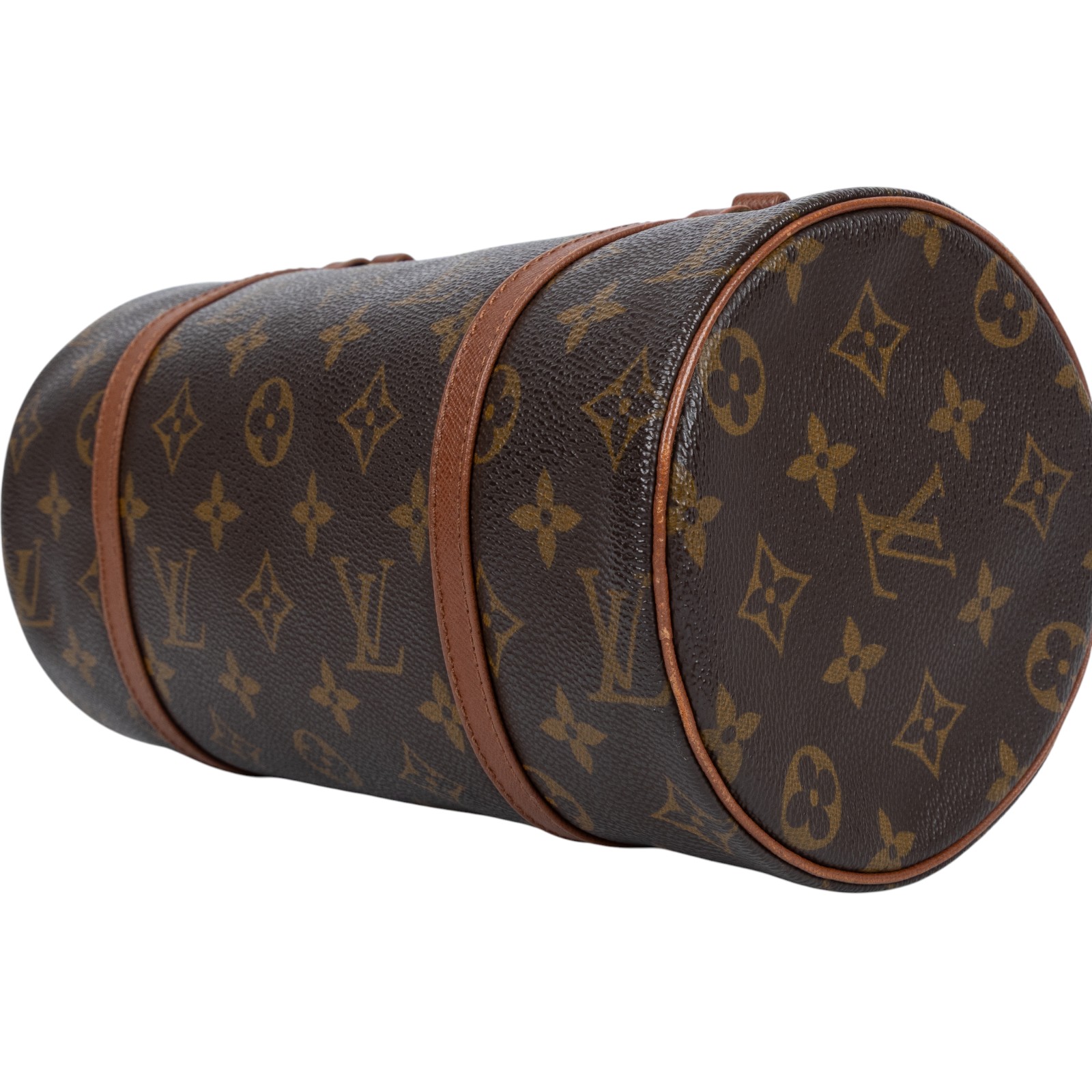路易威登 LOUIS VUITTON Papillon 26 老花 圓筒 手提包 M51366 原花PAPILLON26 防塵袋