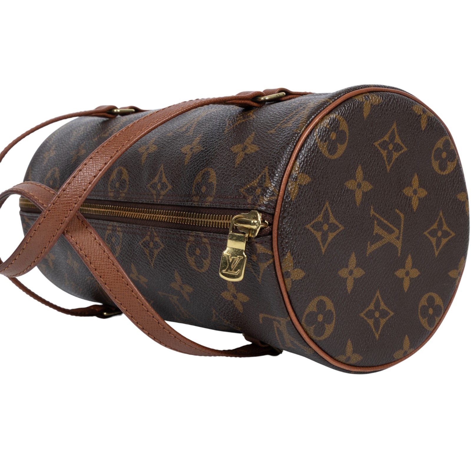 路易威登 LOUIS VUITTON Papillon 26 老花 圓筒 手提包 M51366 原花PAPILLON26 防塵袋