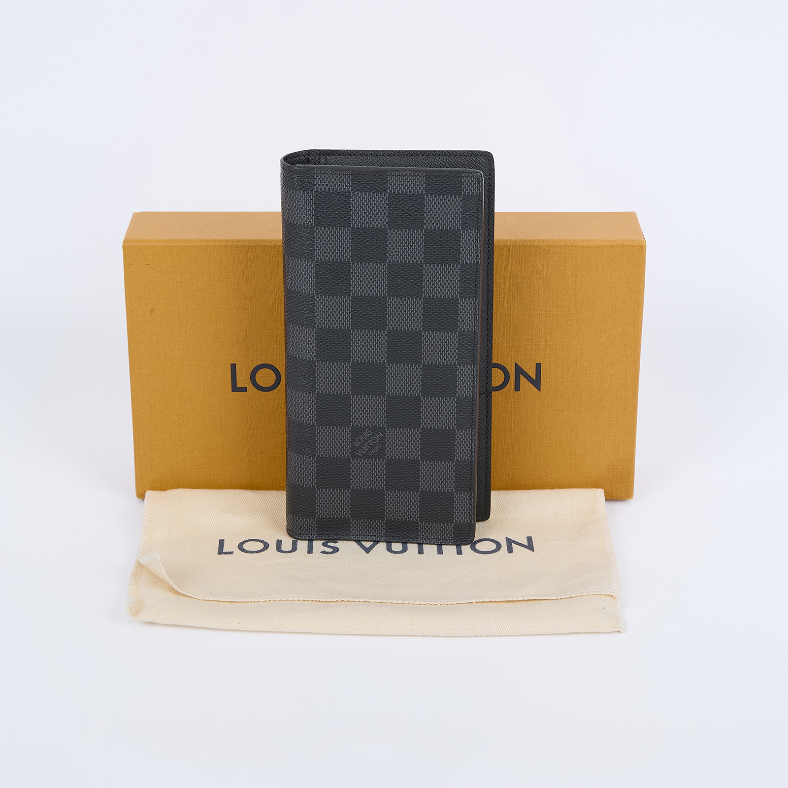 路易威登 LOUIS VUITTON Brazza 錢包 長夾 棋盤格 N62665 黑棋盤雙開長夾 原廠盒子/防塵袋