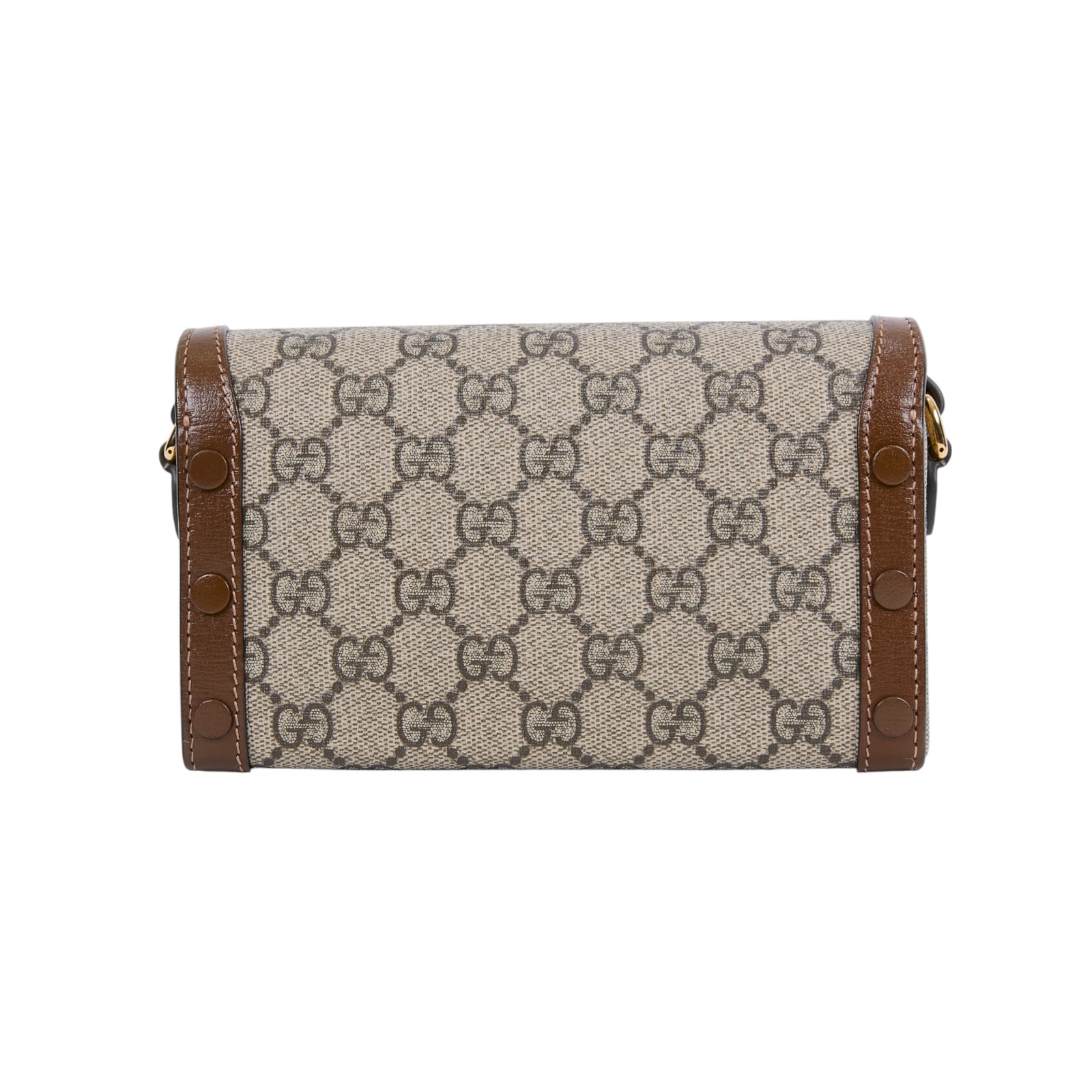 古馳 GUCCI Horsebit 1955 馬銜扣 迷你袋 斜背包 烏木色 699296 92TCG  原廠盒子/防塵袋/購買證明