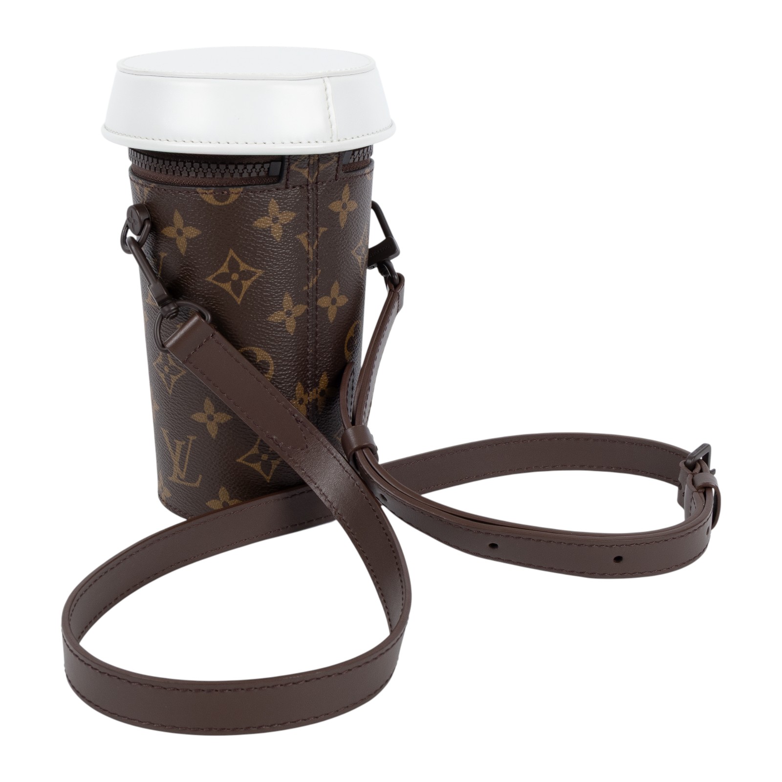 路易威登 LOUIS VUITTON Everyday LV 肩背包 斜背包 M80812 晶片款 原花咖啡杯斜背包 背帶