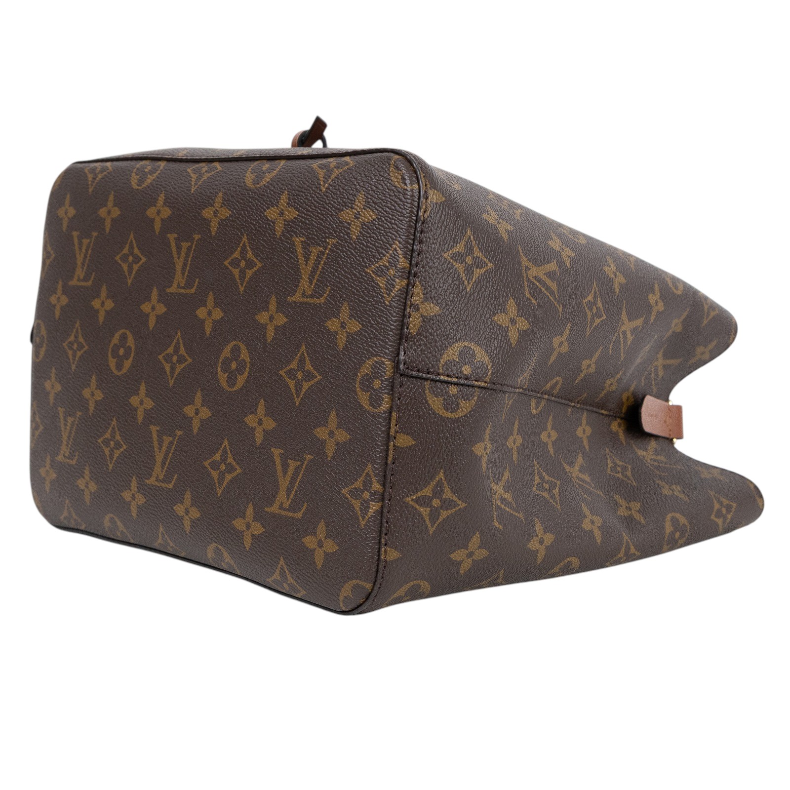 路易威登 LOUIS VUITTON NéoNoé MM 經典帆布 肩背 水桶包 棕色 M44887 晶片款 棕色原花NEONOE 防塵袋/背帶/購買證明