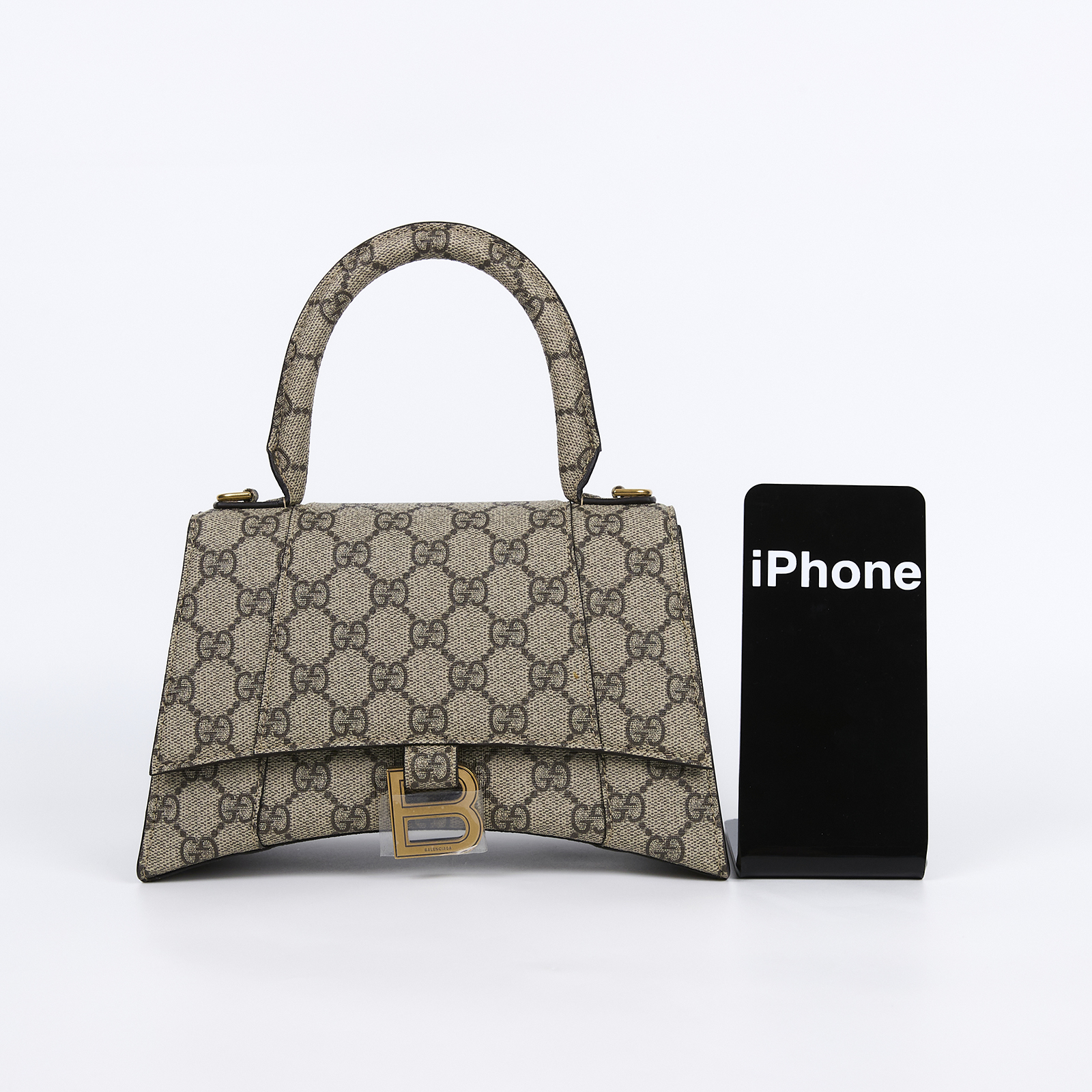 古馳 GUCCI Hacker Project BALENCIAGA  沙漏包 681697 KGD0T balenciaga聯名沙漏包 小款 防塵袋/背帶