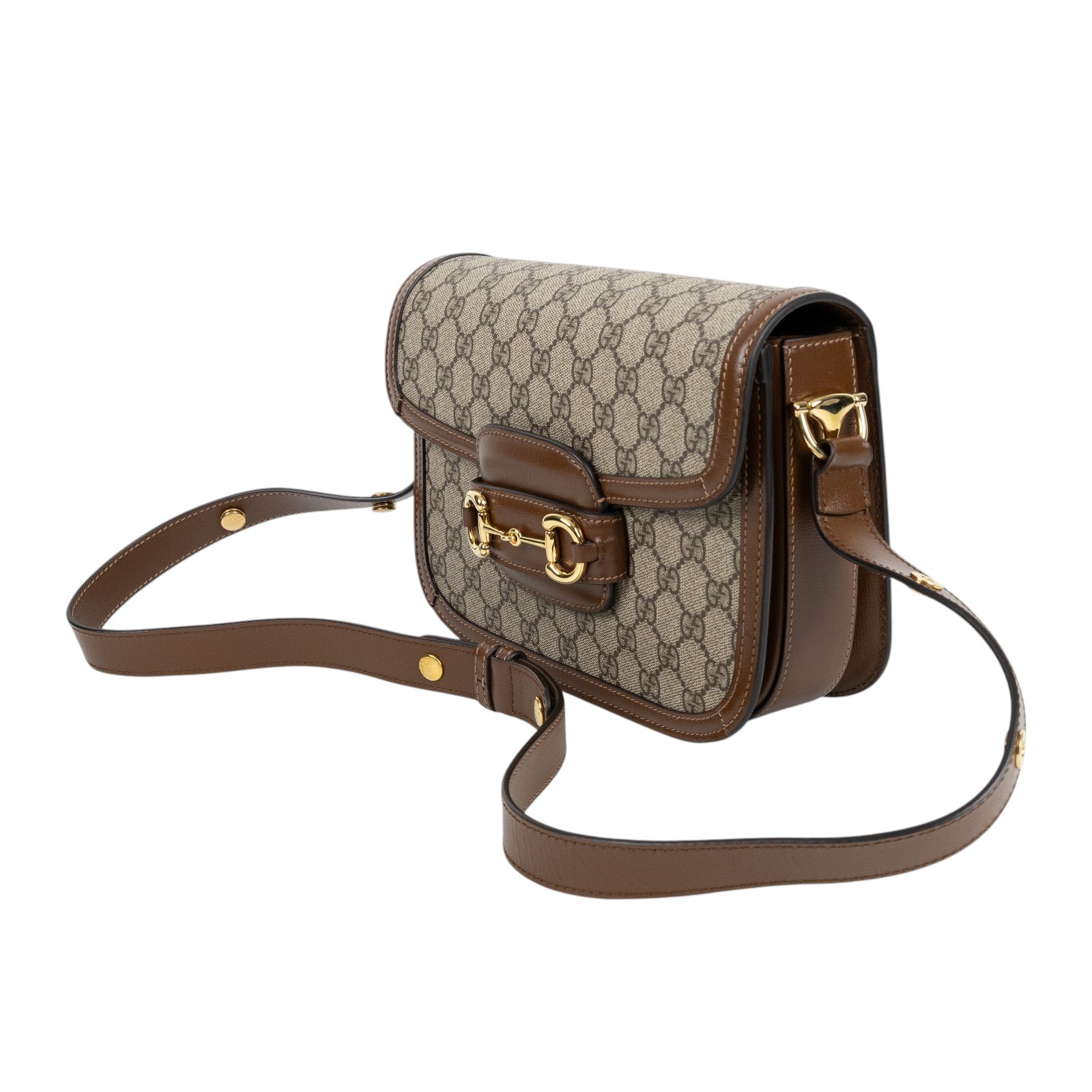 古馳 GUCCI 1955 馬銜扣 肩揹袋 602204 棕1955馬銜包 原廠盒子/防塵袋/購買證明