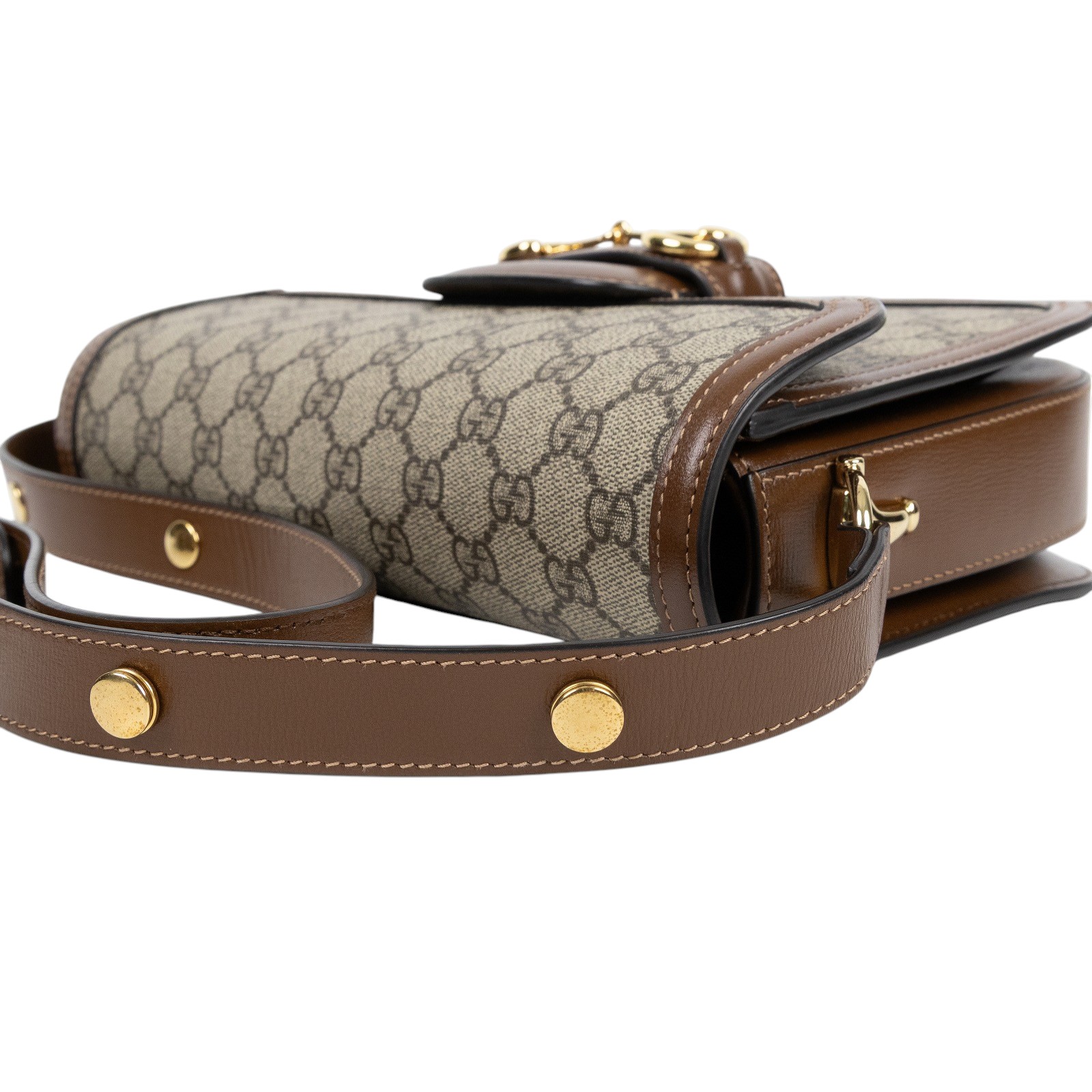 古馳 GUCCI 1955 馬銜扣 肩揹袋 602204 棕1955馬銜包 原廠盒子/防塵袋/購買證明