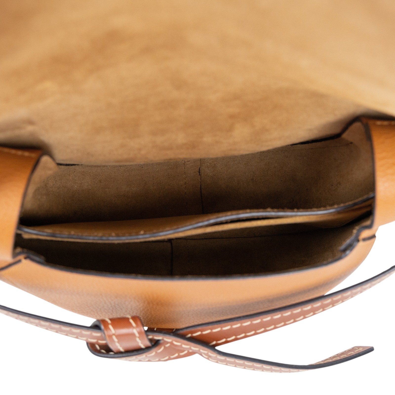 羅意威 LOEWE Small Gate bag 小型 小牛皮 肩背包 321.12.T20 焦糖GATE SMALL 防塵袋/背帶