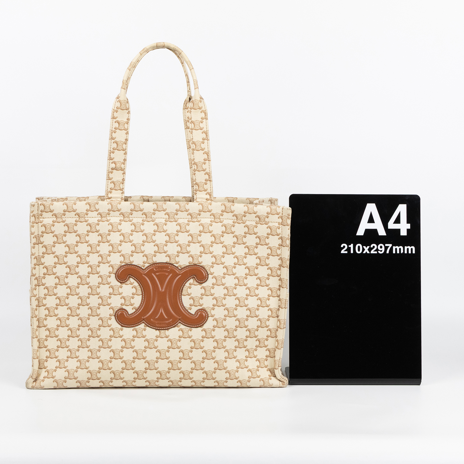 思琳 CELINE CABAS THAIS LARGE 托特包 196762DMI 帆布凱旋印花CABAS  LARGE TOTE 無附屬品