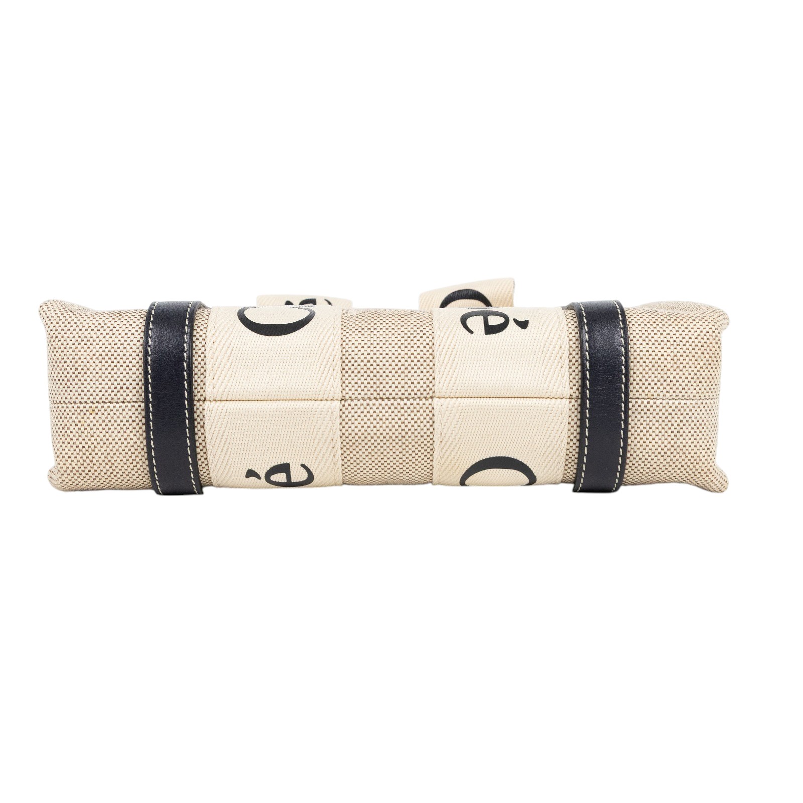 蔻依 CHLOE Woody Small 手提包 肩背包 托特包 CHL23UP873L10247 藍色帆布WOODY 防塵袋/保證卡