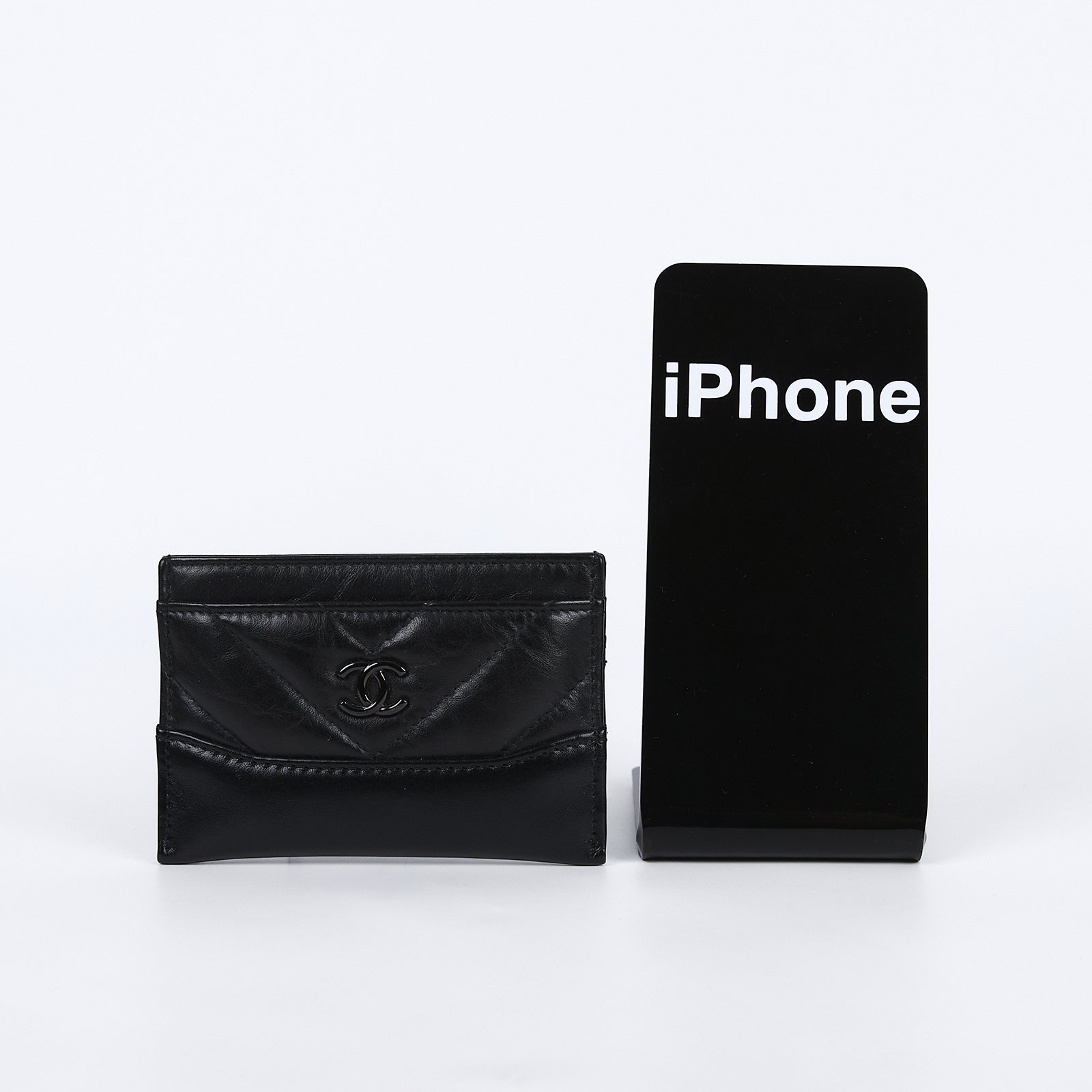 香奈兒 CHANEL 金釦 流浪卡夾 卡包 卡套 小皮件 A84386 28開 黑SO BLACK流浪卡夾 原廠盒子/防塵袋/保證卡/購買證明影本