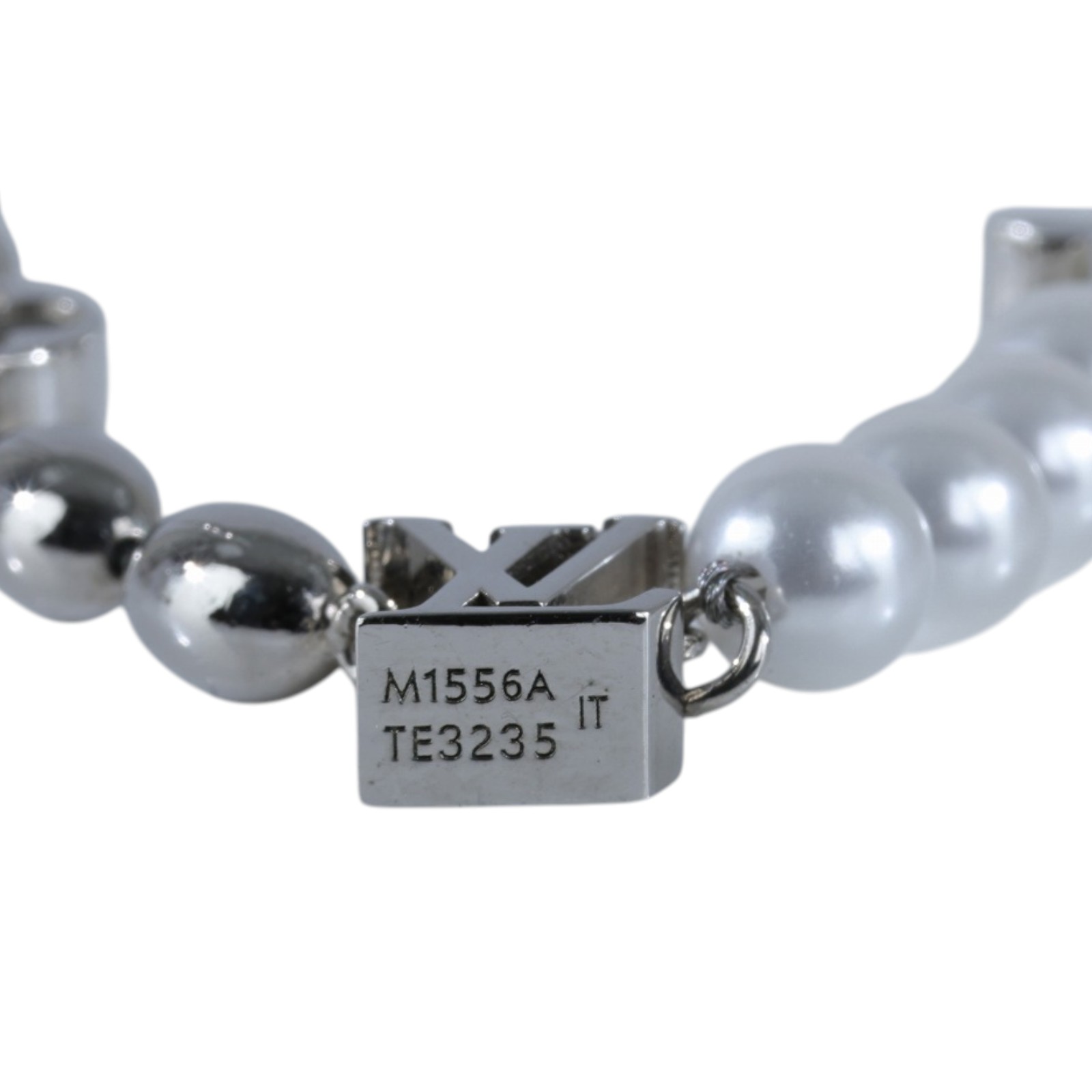 路易威登 LOUIS VUITTON Pearls Fusion 手鍊 M1556A Pearls Fusion 手鍊 原廠盒子/防塵袋/購買證明影本