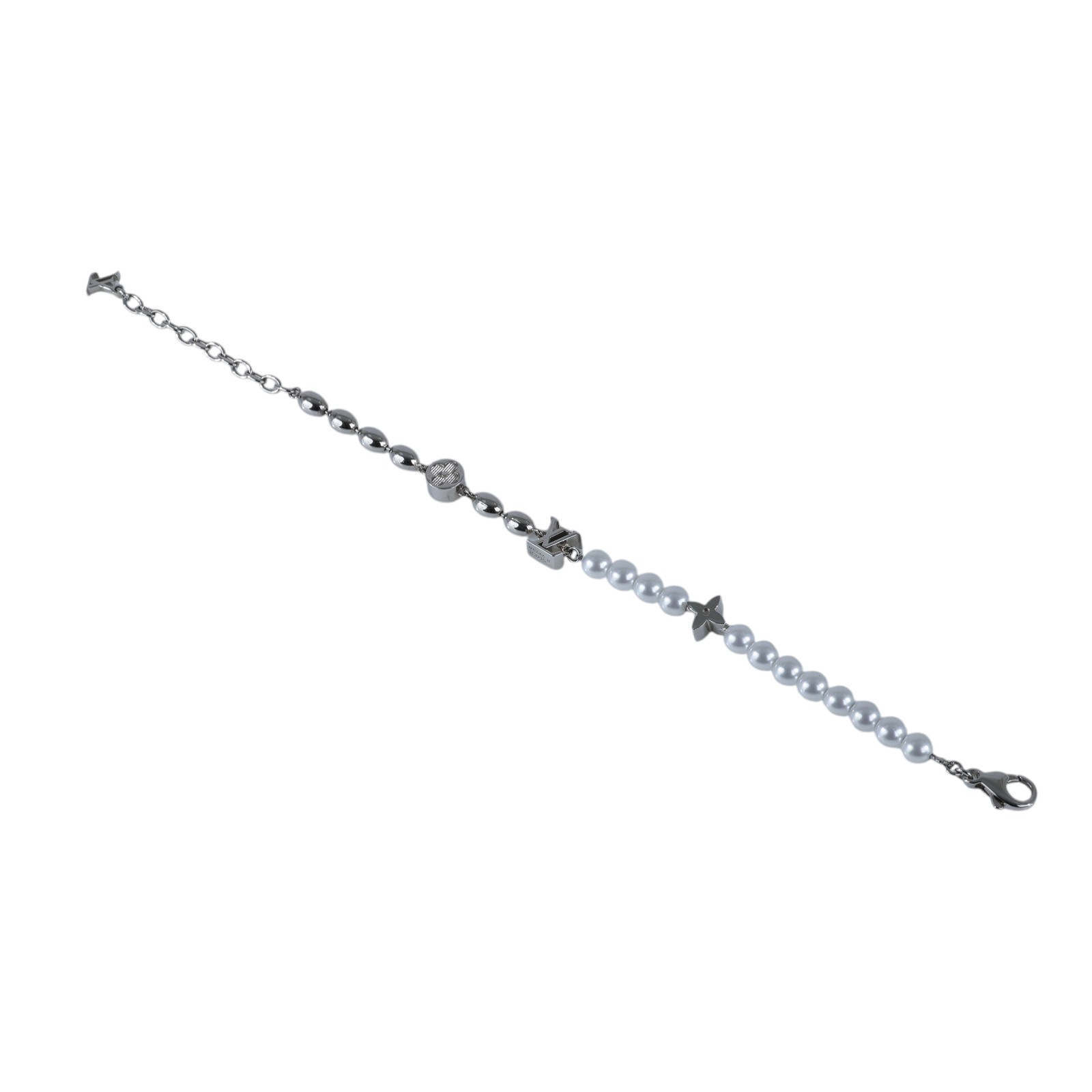 路易威登 LOUIS VUITTON Pearls Fusion 手鍊 M1556A Pearls Fusion 手鍊 原廠盒子/防塵袋/購買證明影本