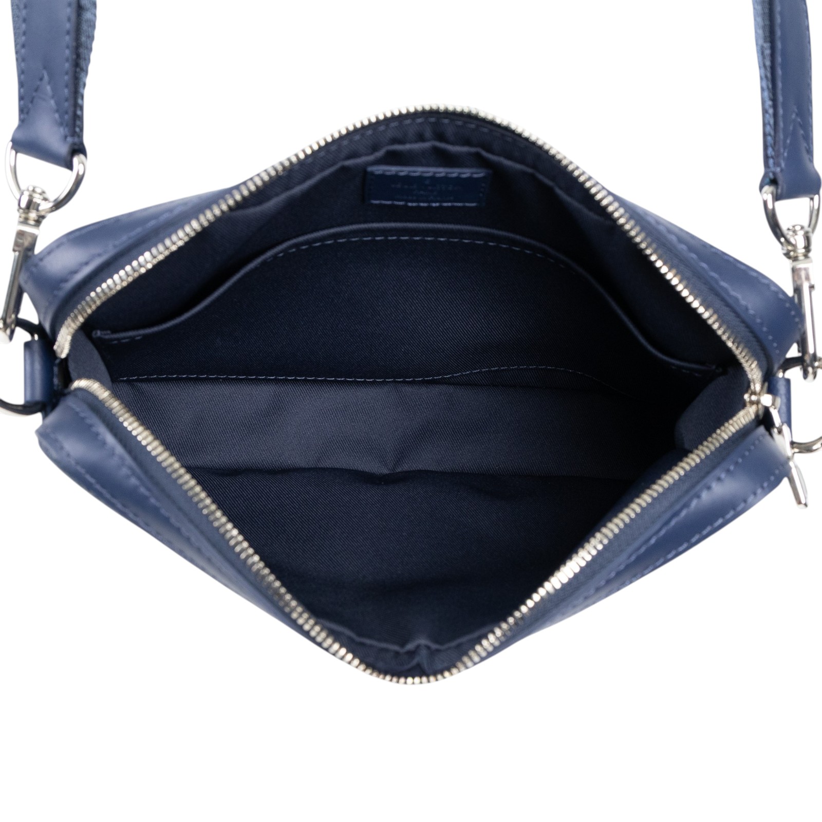 路易威登 LOUIS VUITTON Trio 三合一 郵差包 斜背包 N40438 晶片款 藍棋盤格三合一郵差包 原廠盒子/防塵袋/背帶/內袋2