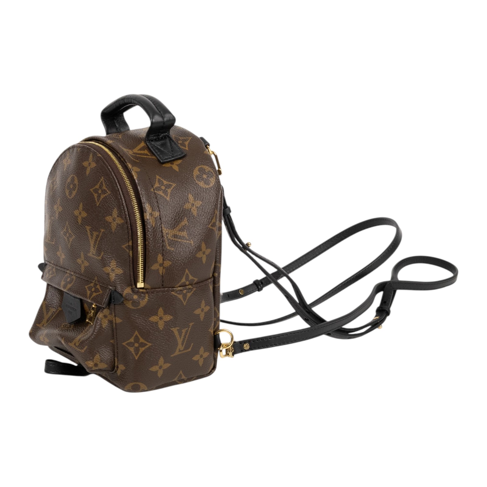 路易威登 LOUIS VUITTON Palm Springs Mini 迷你 後背包 M44873 晶片款  原廠盒子/防塵袋/背帶2