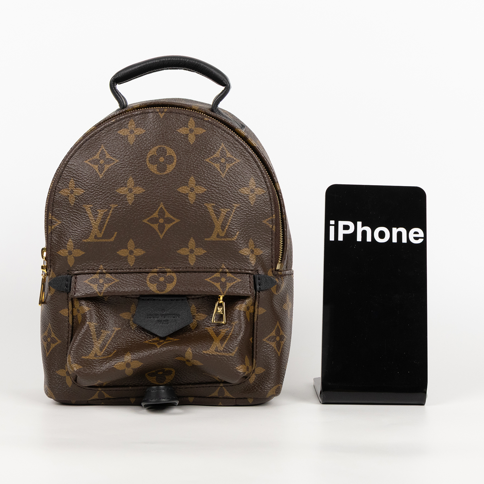 路易威登 LOUIS VUITTON Palm Springs Mini 迷你 後背包 M44873 晶片款  原廠盒子/防塵袋/背帶2