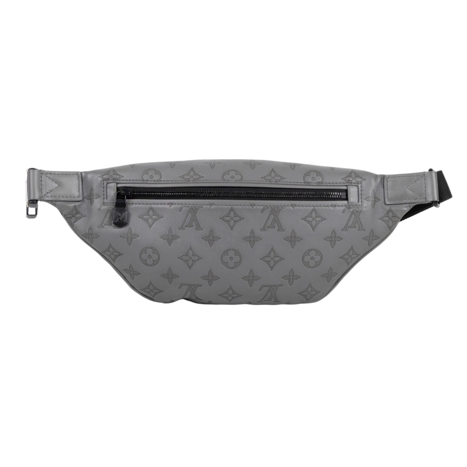 路易威登 LOUIS VUITTON Discovery 腰包 灰色 M46108 晶片款 灰壓紋DISCOVERY腰包 原廠盒子/防塵袋/購買證明