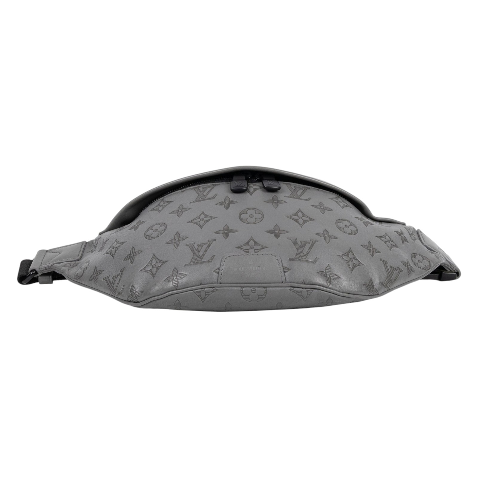 路易威登 LOUIS VUITTON Discovery 腰包 灰色 M46108 晶片款 灰壓紋DISCOVERY腰包 原廠盒子/防塵袋/購買證明