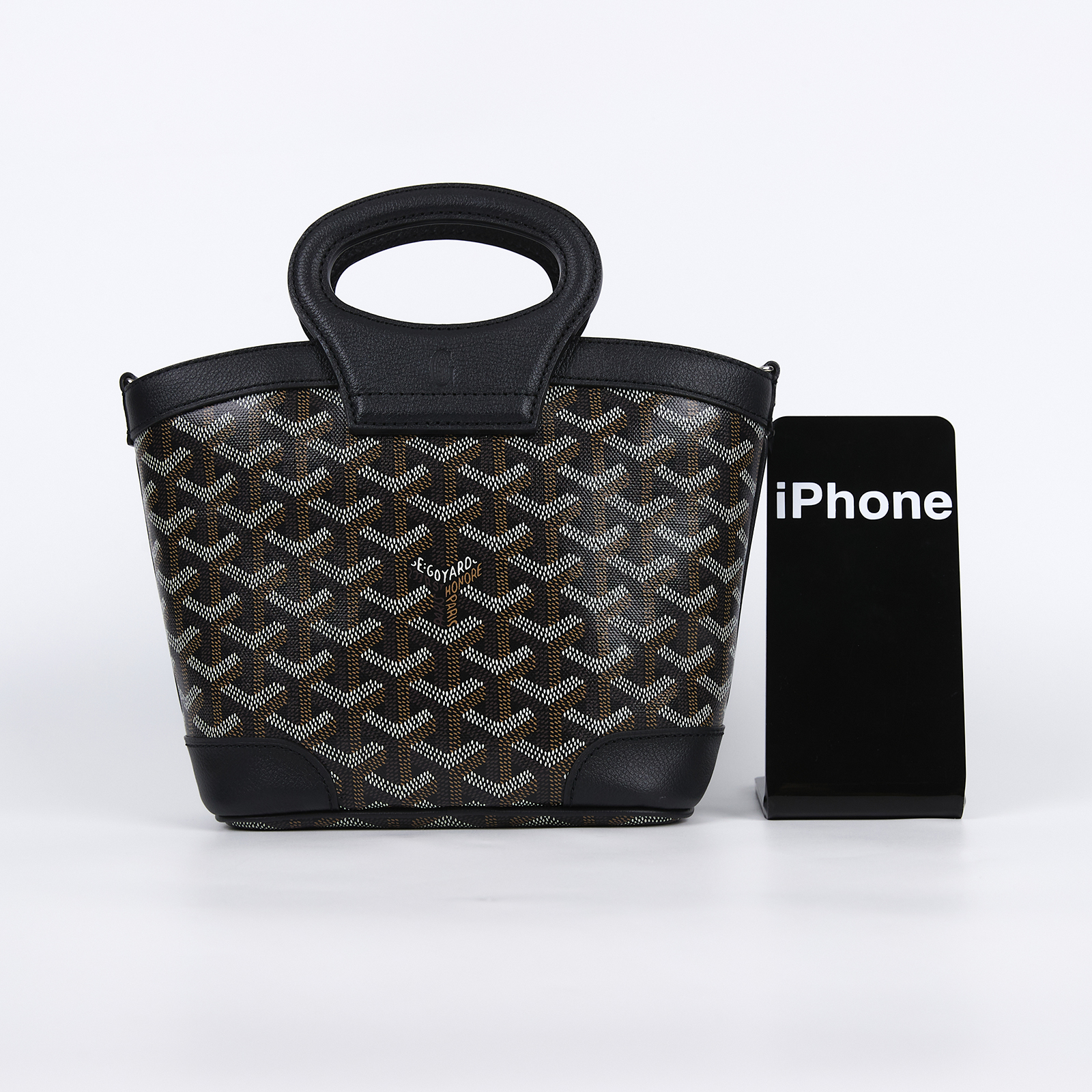 高雅德 GOYARD Beluga Mini 迷你 手提包 BELUGAMINTY 黑色BELUGA MINI 原廠盒子/防塵袋