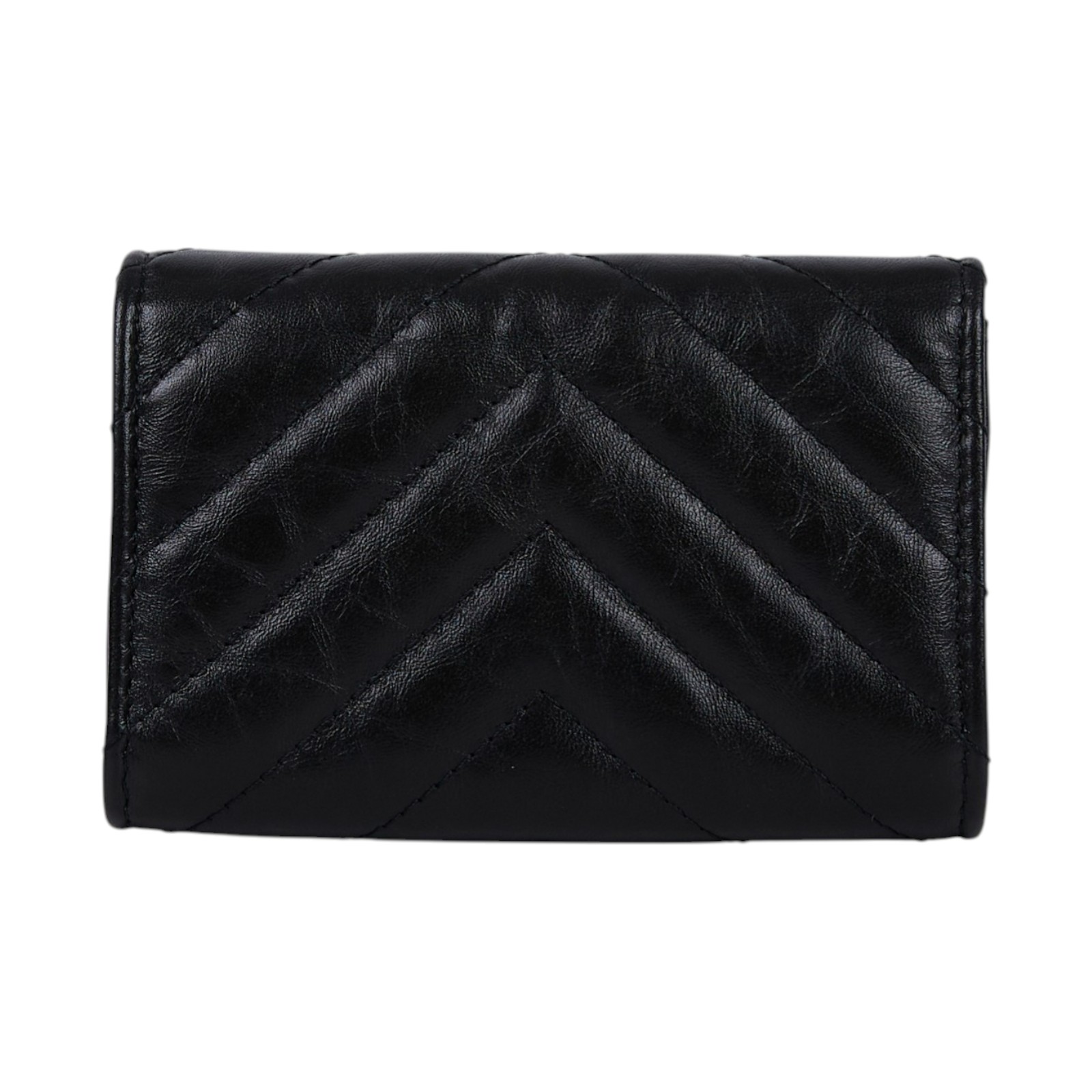 香奈兒 CHANEL SO BLACK 山形紋 2.55 卡包 錢包 A80831 SO BLACK 2.55卡包 無附屬品