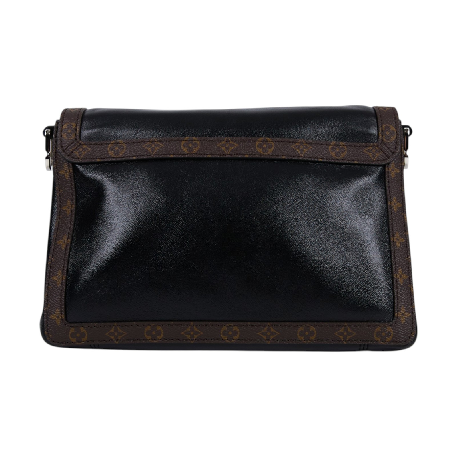 路易威登 LOUIS VUITTON Dauphine Soft MM 肩背包 斜背包 M13450 晶片款  背帶(缺銀鍊)