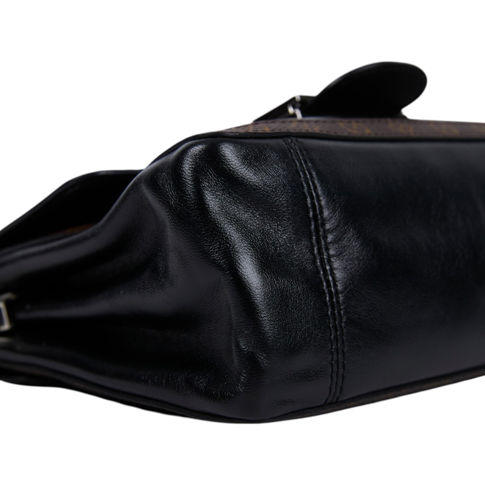 路易威登 LOUIS VUITTON Dauphine Soft MM 肩背包 斜背包 M13450 晶片款  背帶(缺銀鍊)