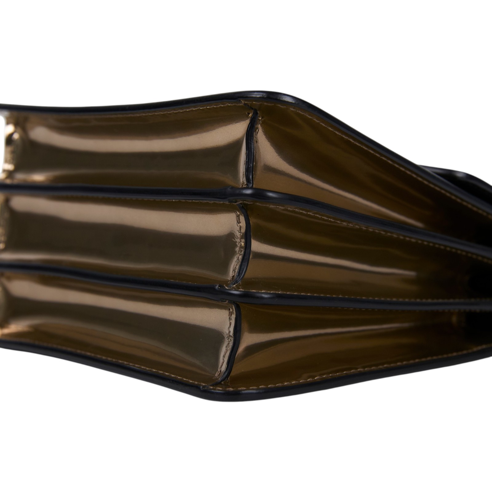 寶格麗 BVLGARI Serpenti Forever 口蓋包 284802 金屬色風琴兩用包 背帶/鏡子/雨衣