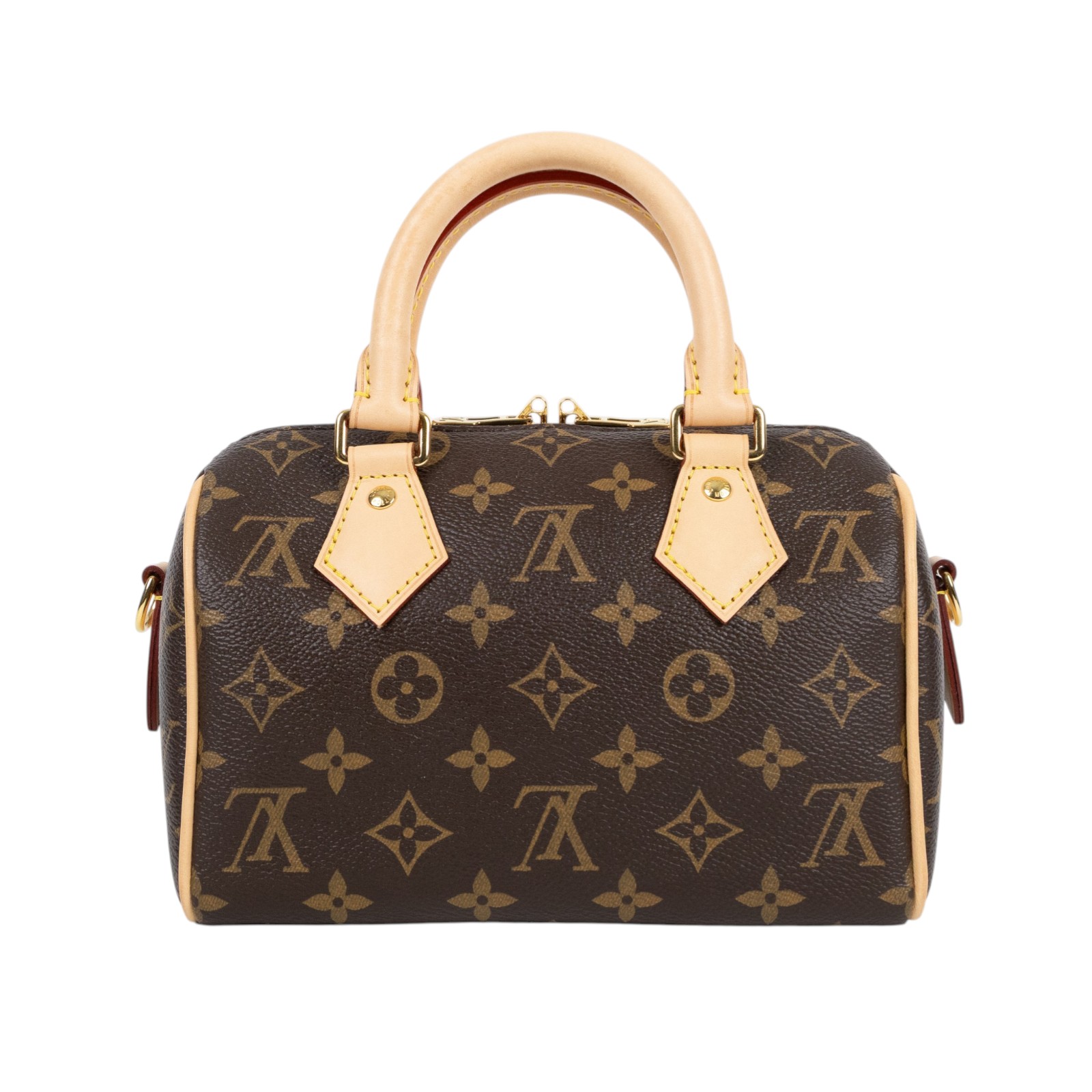 路易威登 LOUIS VUITTON Speedy Bandoulière  20 原花 手提 斜背 波士頓包 黑色 M46234 晶片款  無附屬品(缺鎖組)