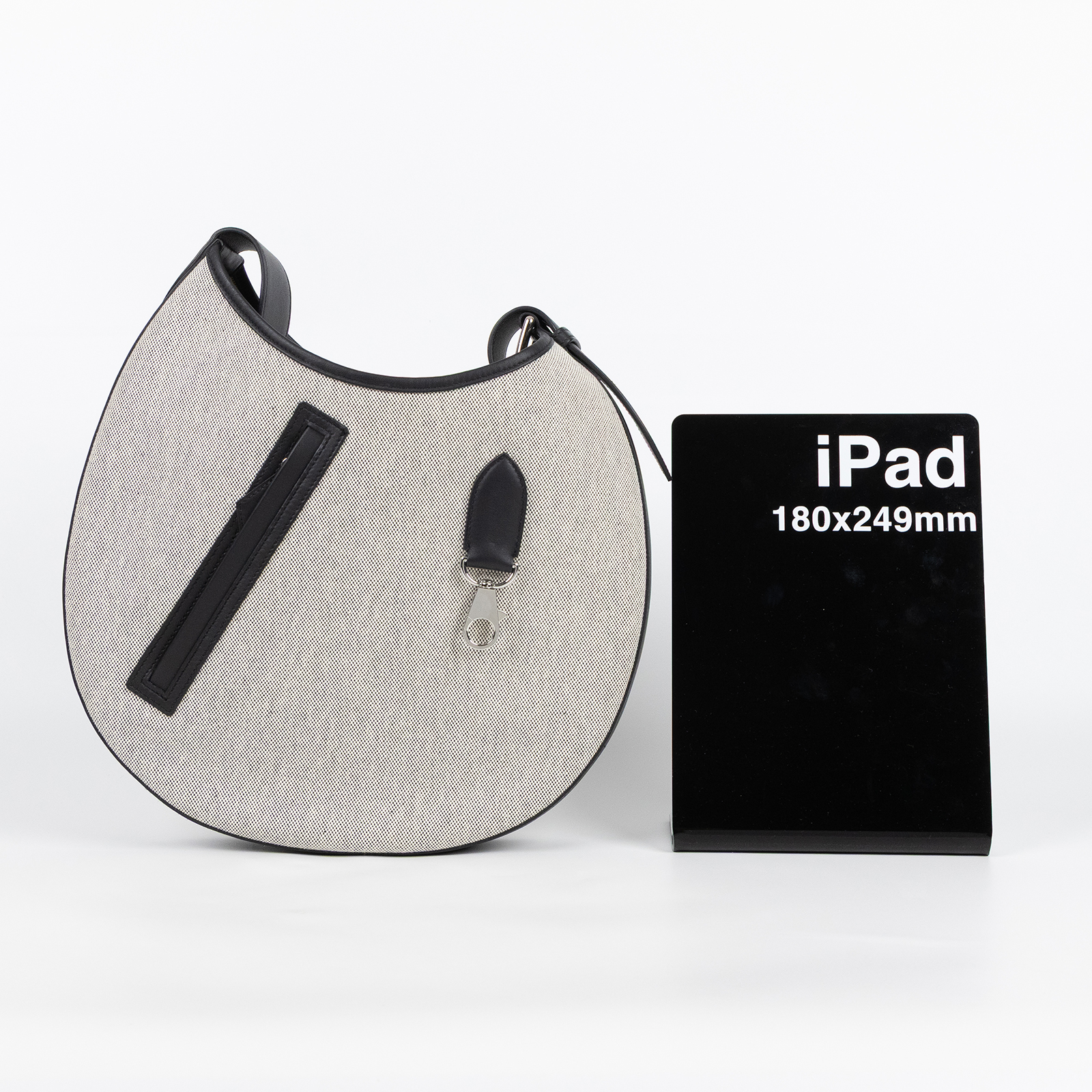 愛馬仕 Hermes Arcon 肩背包 H084853CKAB W刻 黑帆布ARCON SWIFT 防塵袋