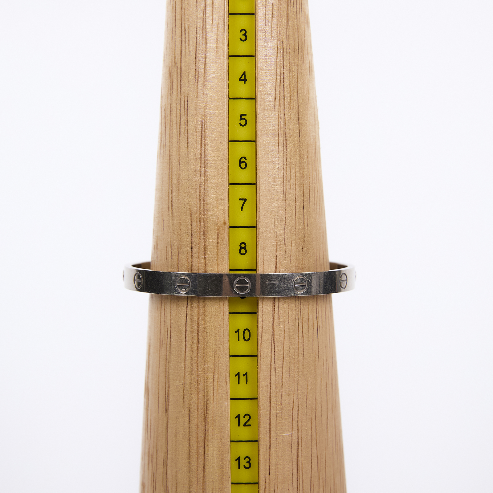 卡地亞 CARTIER LOVE手環 B6035418 WG LOVE 手環 #18 原廠盒子/購買證明影本/保證卡/工具